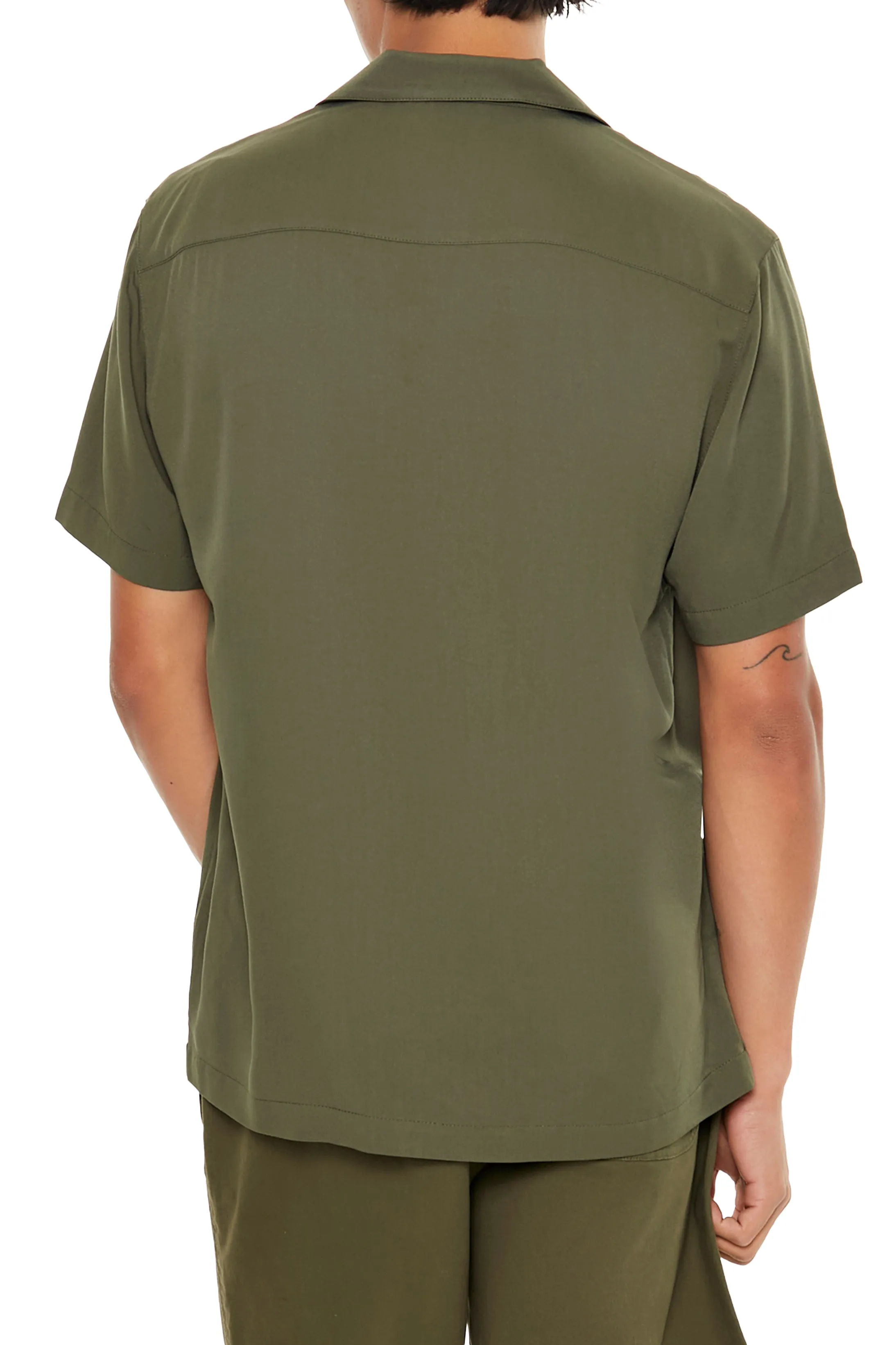 Haut boutonné uni à manches courtes sold by Urban Planet product image thumbnail 2