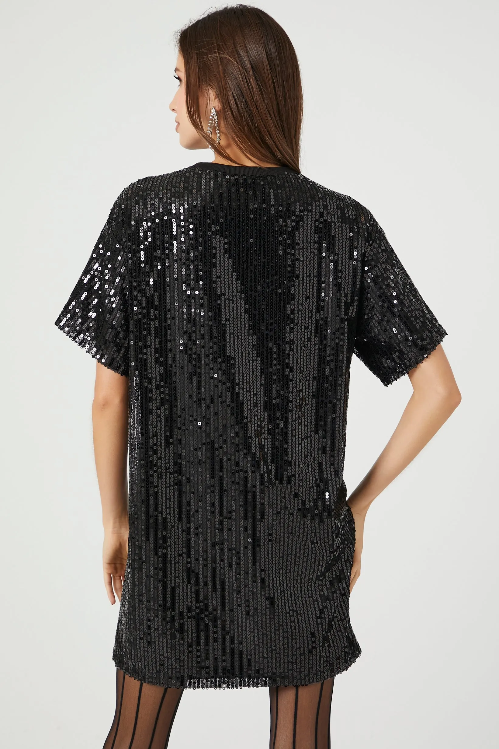 Robe t-shirt à imprimé Its My Birthday avec paillettes sold by Urban Planet product image thumbnail 2