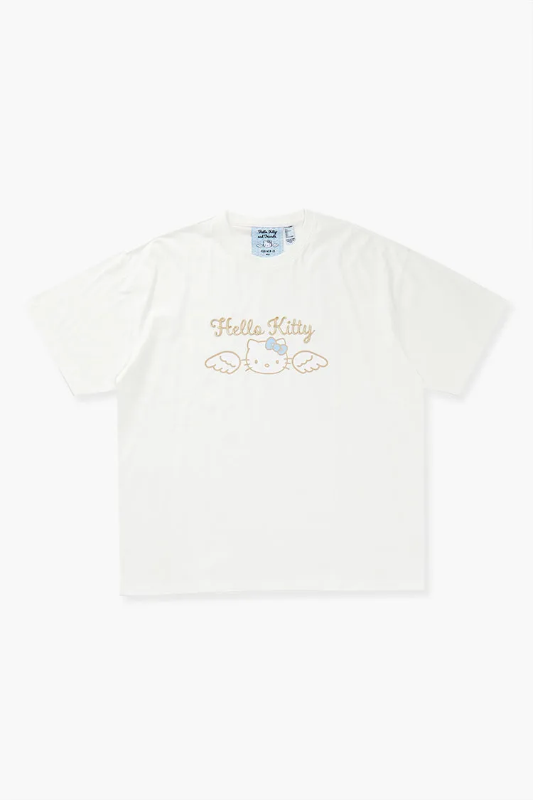 Embroidered Angel Hello Kitty T-Shirt sold by Urban Planet