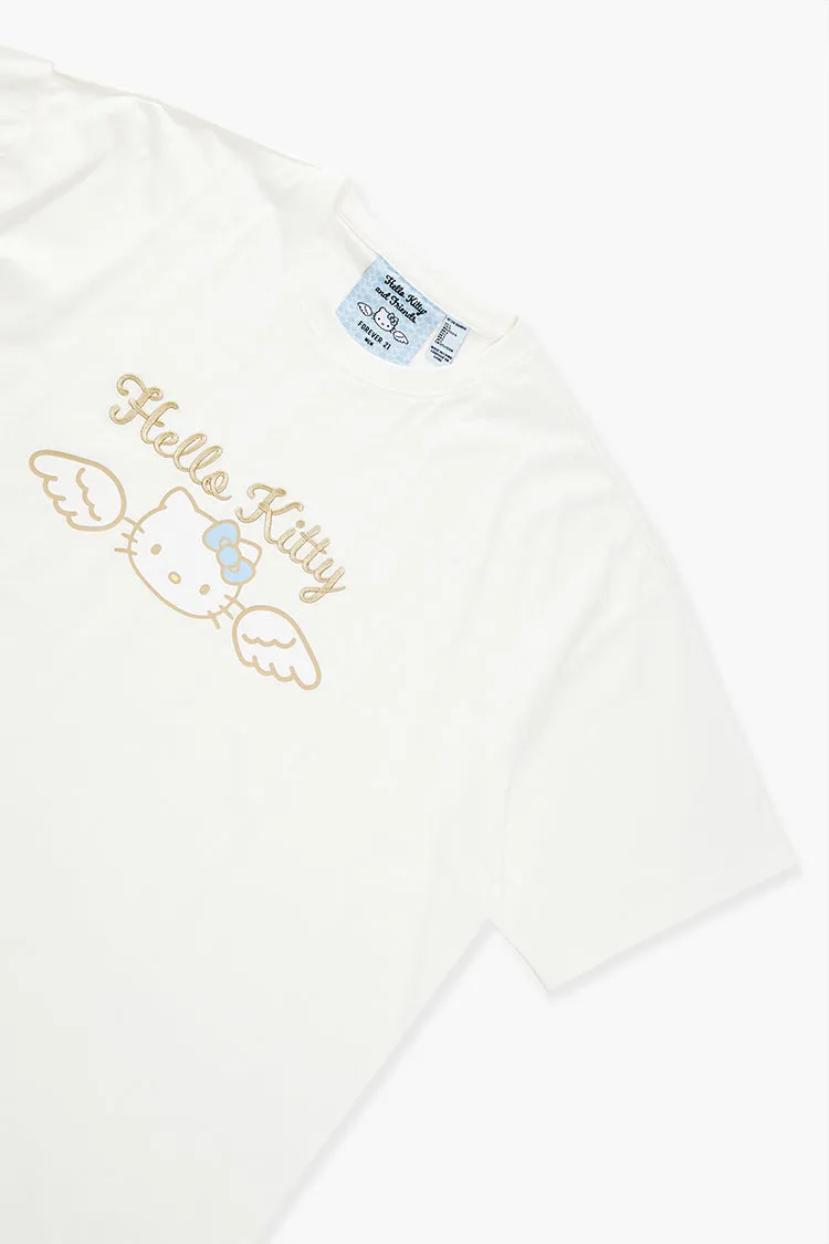 Embroidered Angel Hello Kitty T-Shirt sold by Urban Planet product image thumbnail 3