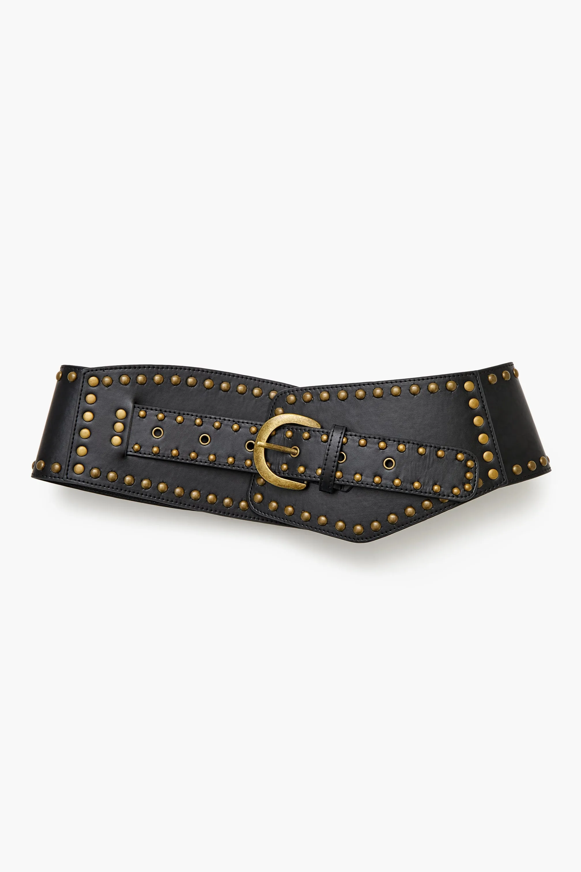 Studded Faux Leather Belt sold by Urban Planet