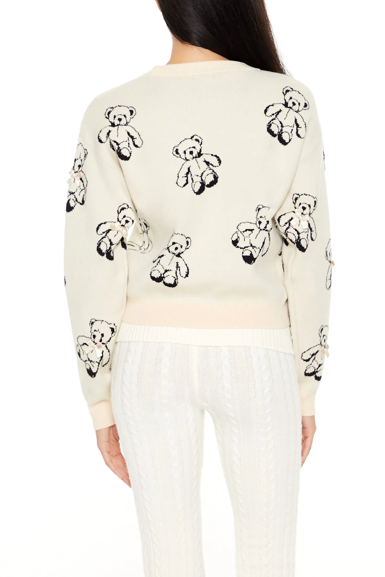 Teddy Bear Bow Sweater sold by Urban Planet product image thumbnail 2