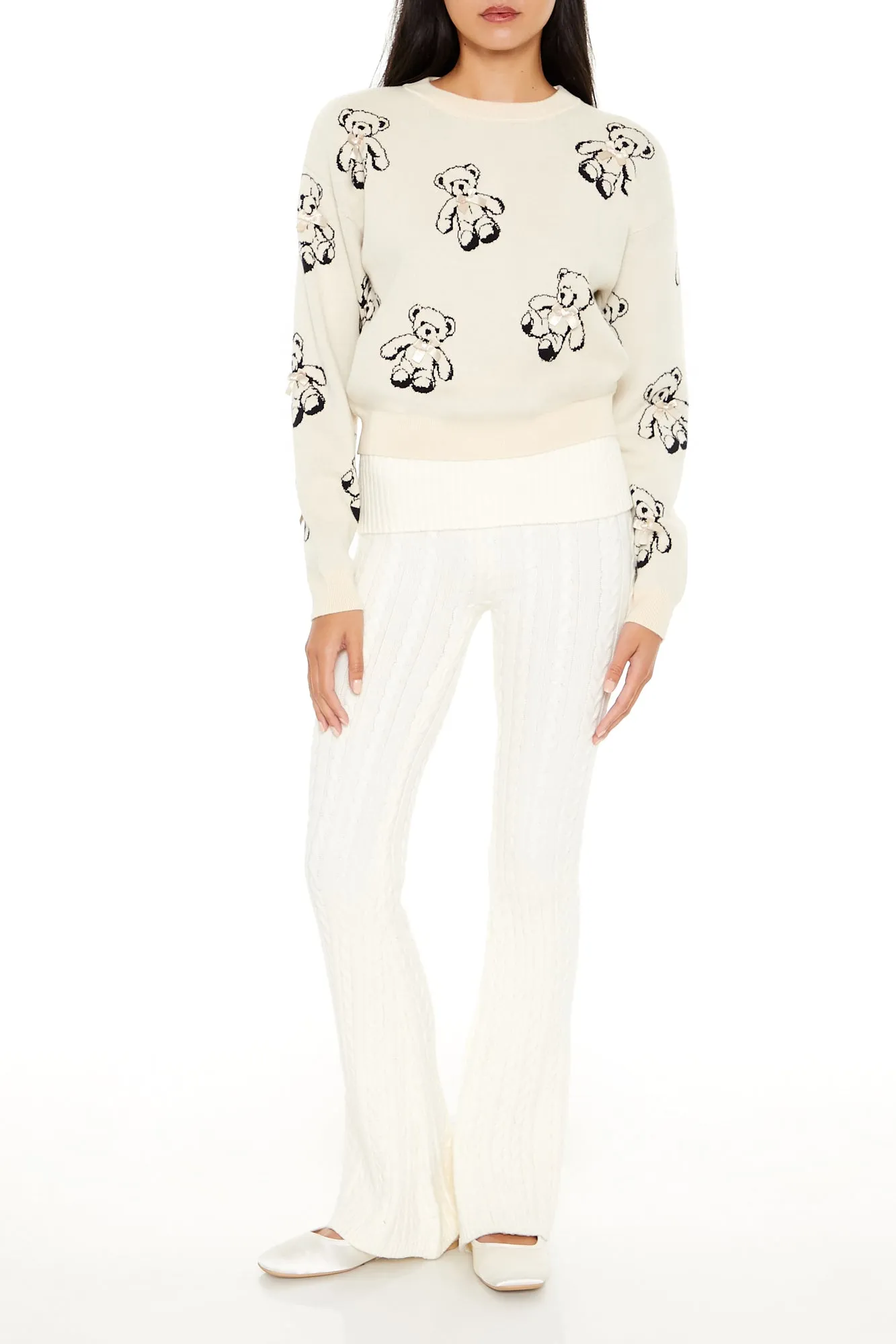 Teddy Bear Bow Sweater sold by Urban Planet product image thumbnail 3