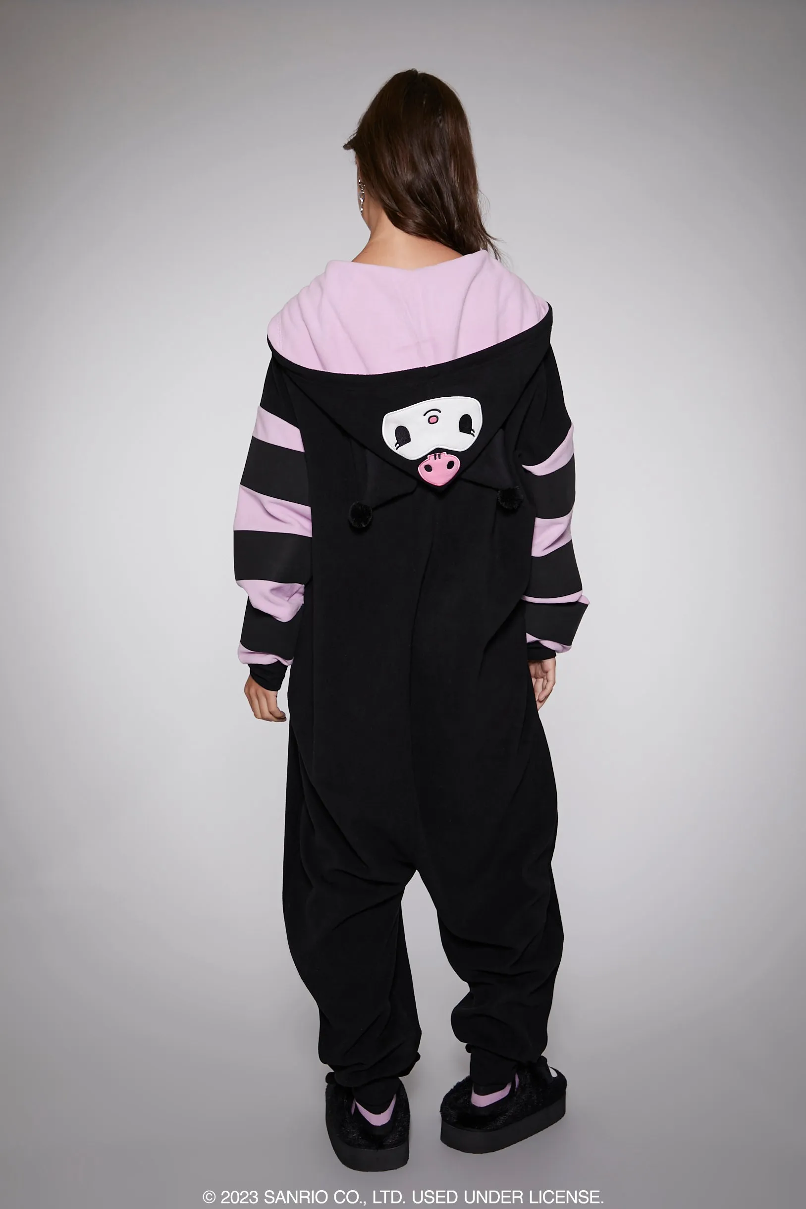 Justaucorps de pyjama en molleton à imprimé Kuromi sold by Urban Planet product image thumbnail 2