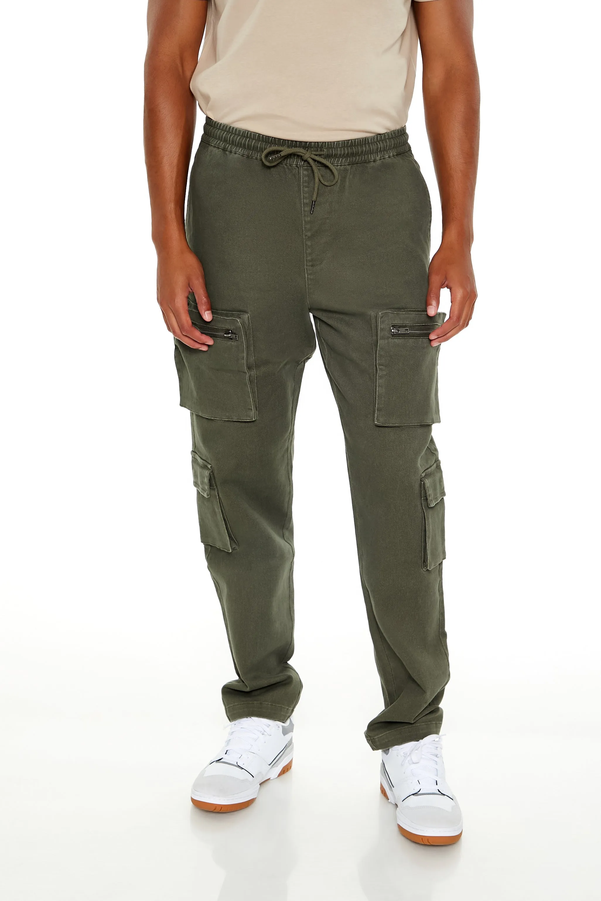 Slim Fit Mid Rise Cargo Jogger sold by Urban Planet