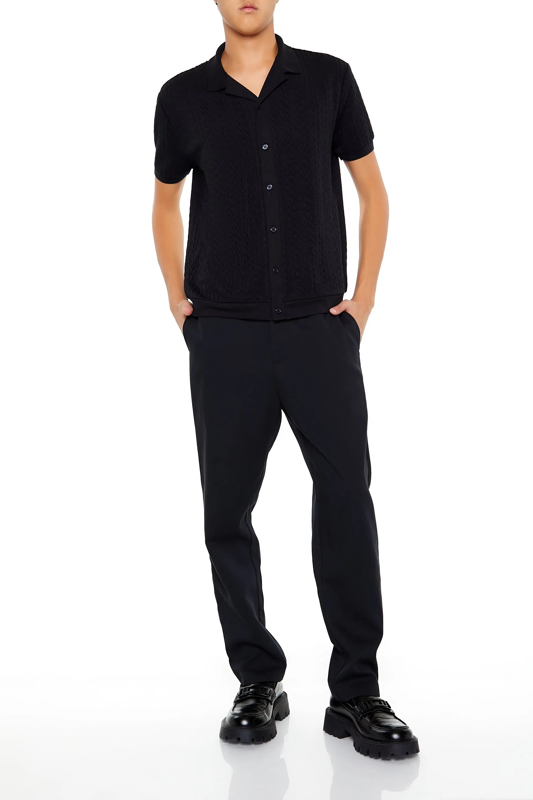 Haut boutonné en tricot torsadé sold by Urban Planet product image thumbnail 3