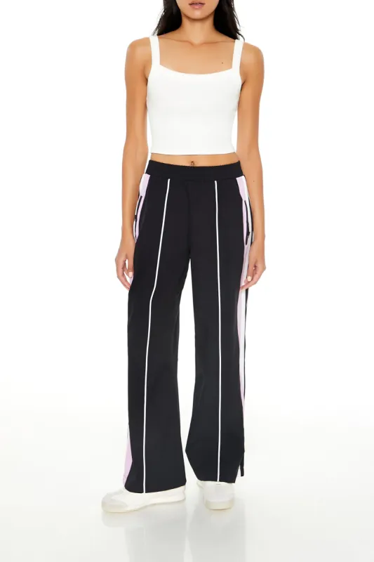 Striped High Rise Wide Leg Pant sold by Urban Planet