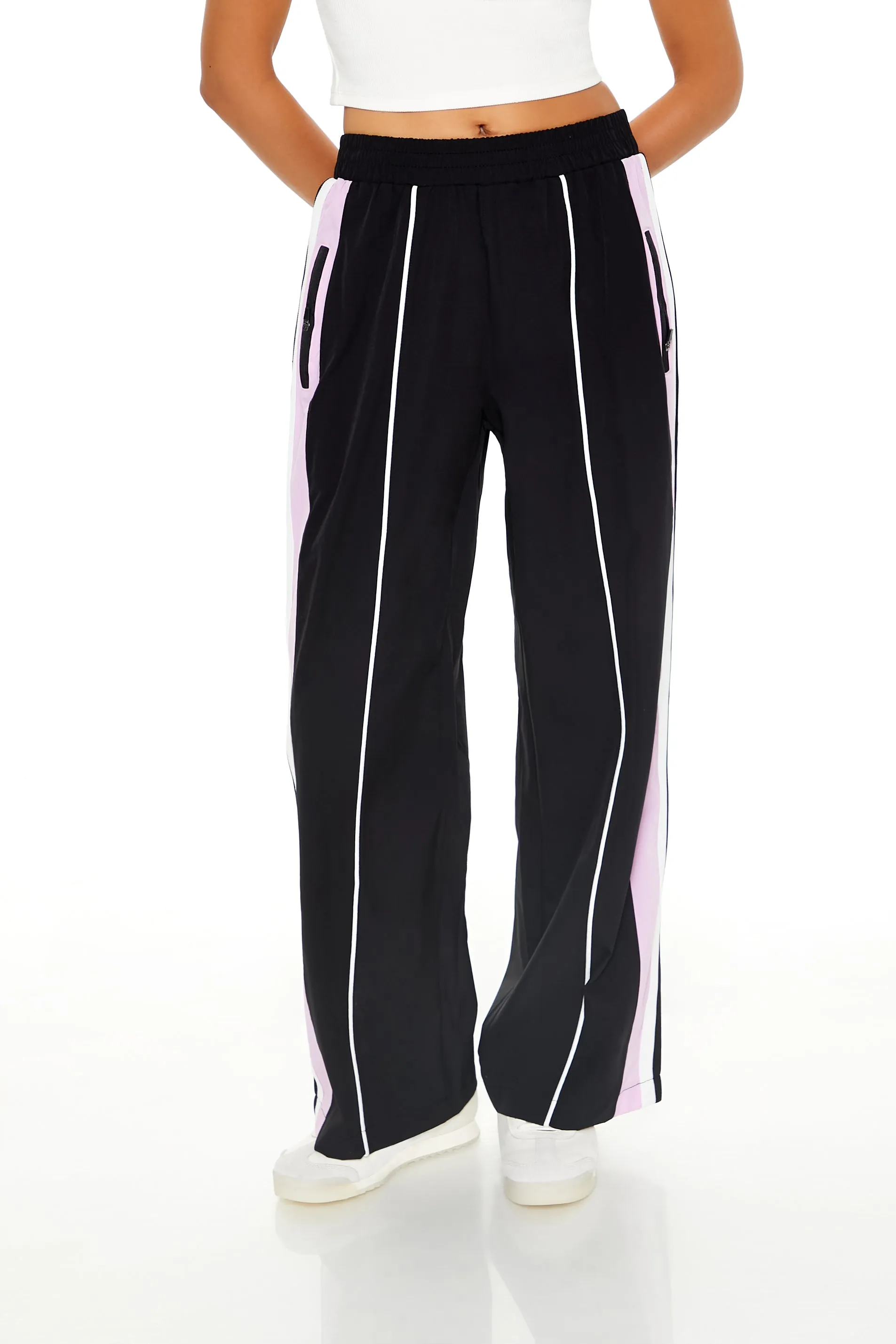 Pantalon rayé à jambe large et taille haute sold by Urban Planet product image thumbnail 2