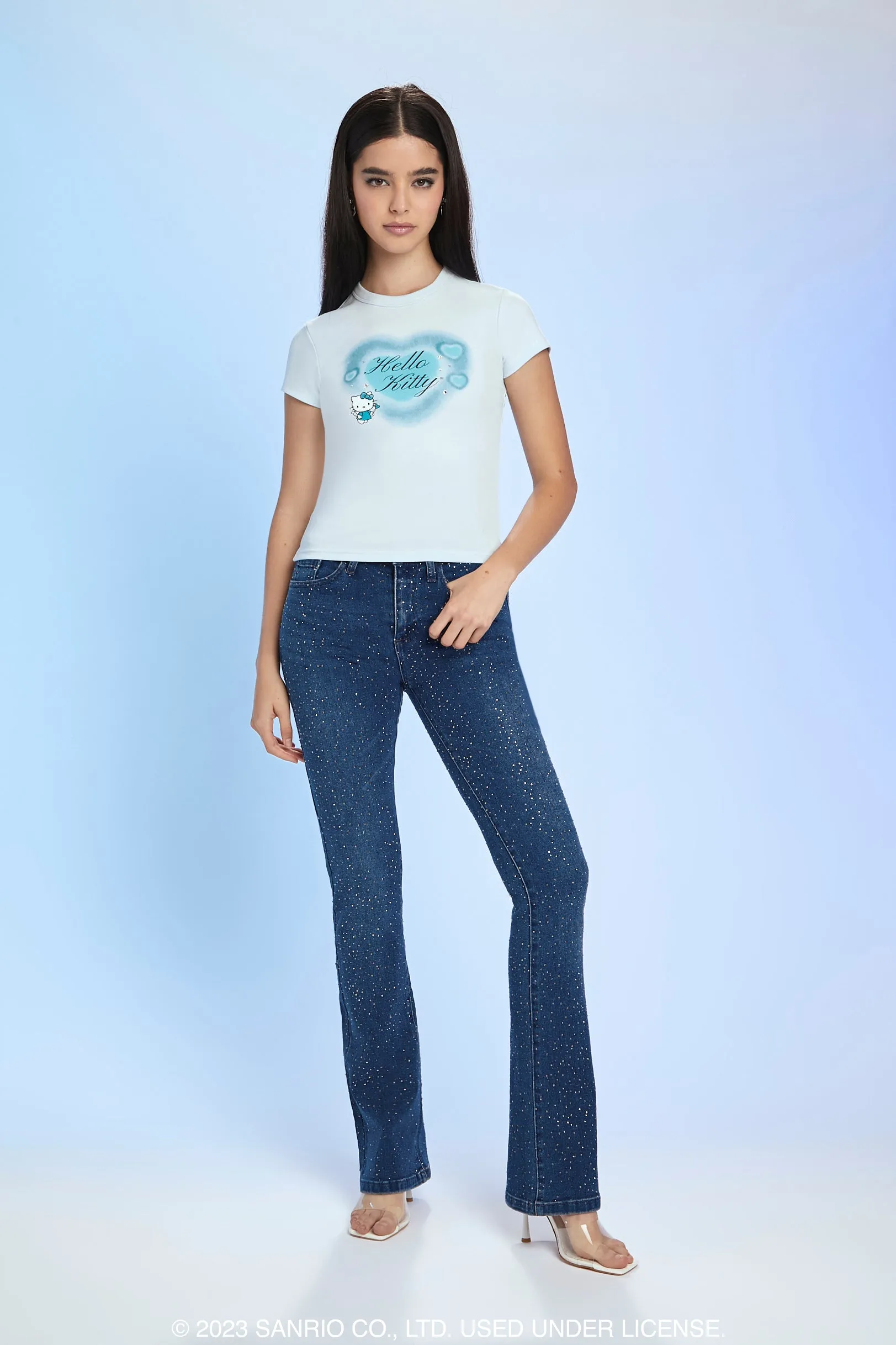 T-shirt court à imprimé Hello Kitty sold by Urban Planet product image thumbnail 3