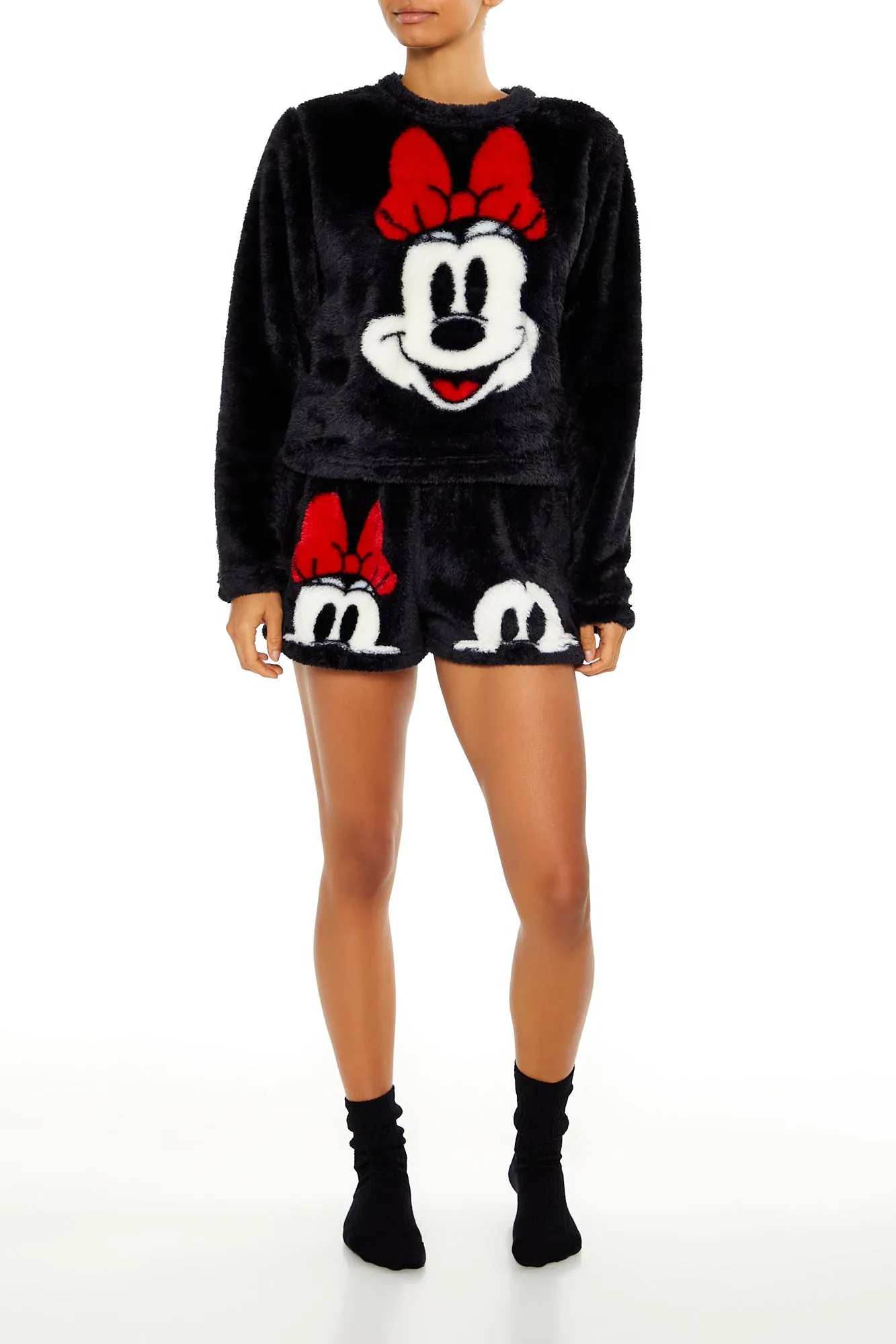 Short de pyjama à imprimé Disney Mickey & Minnie sold by Urban Planet