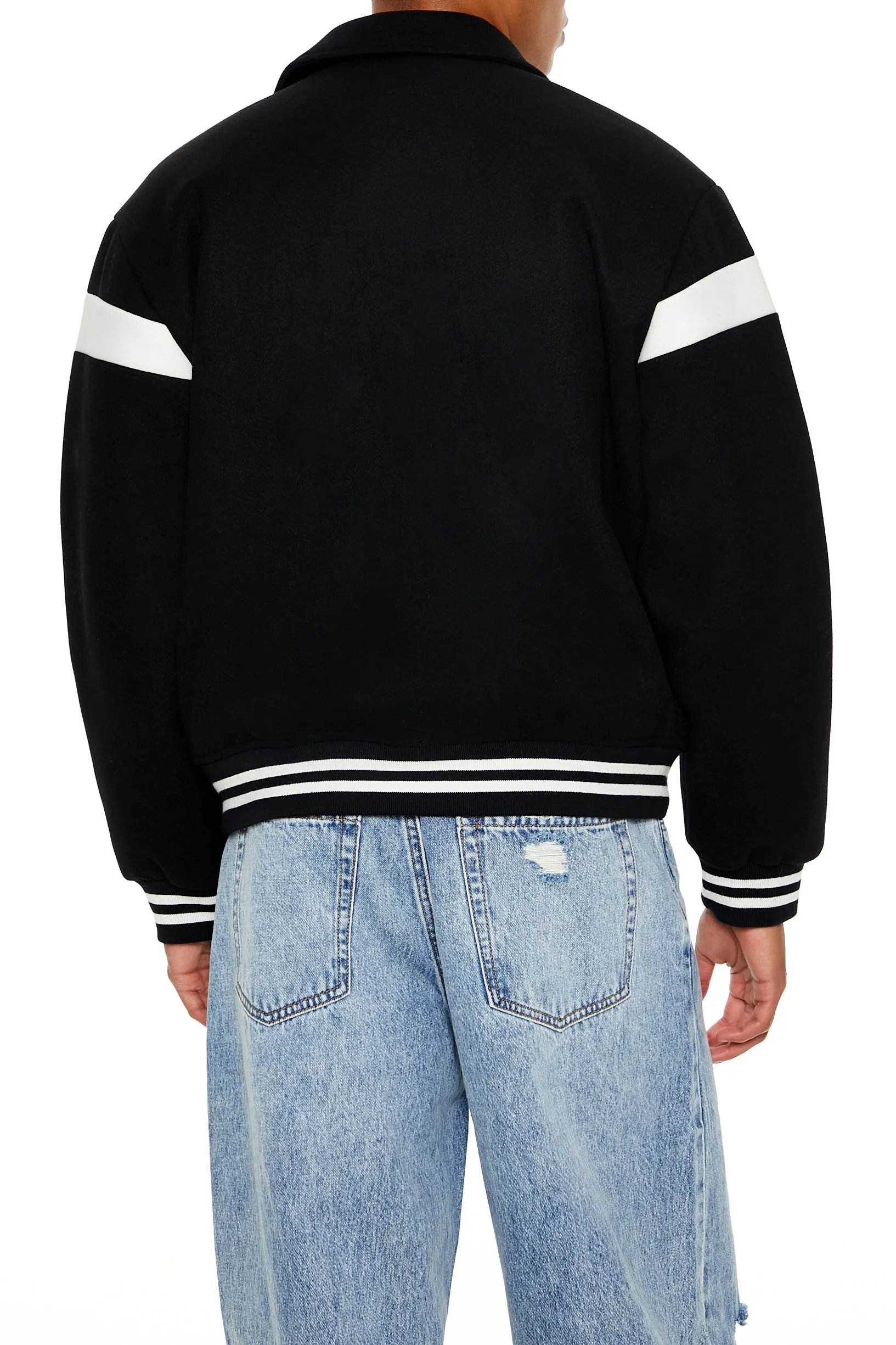 Blouson Letterman aviateur à imprimé Est 84 sold by Urban Planet product image thumbnail 2