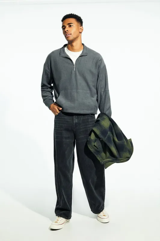 Mid Rise Wide Leg Horseshoe Jean sold by Urban Planet