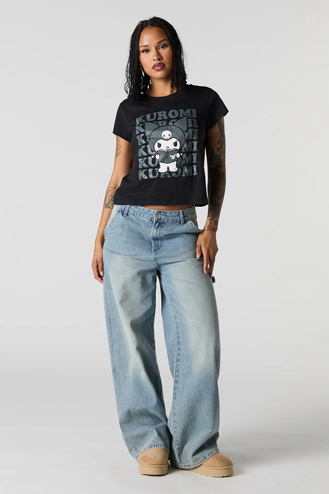 T-shirt à imprimé Kuromi sold by Urban Planet product image thumbnail 3