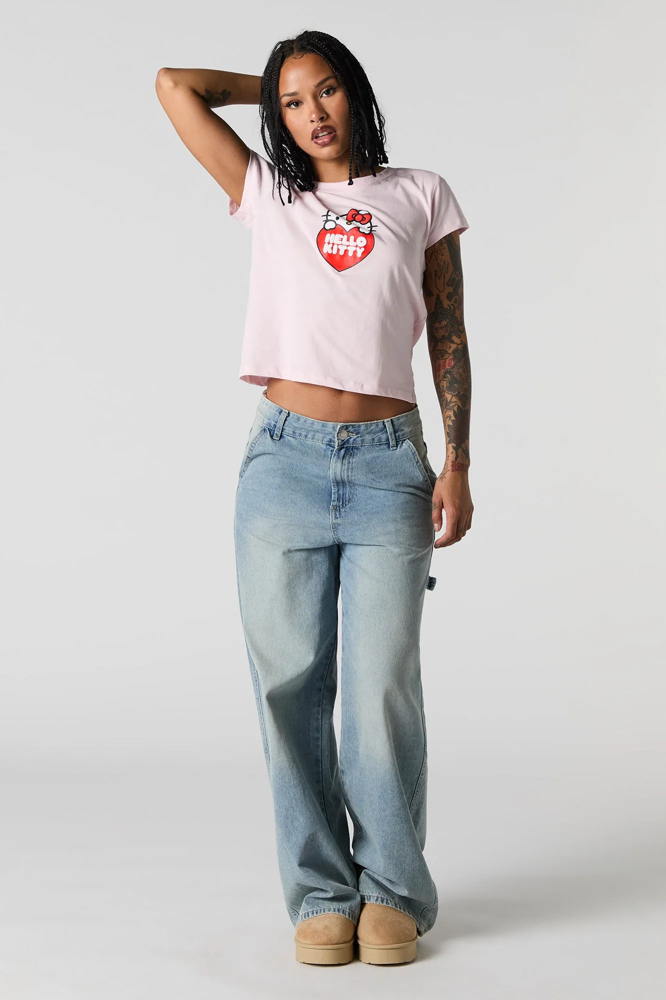 T-shirt à imprimé Hello Kitty Heart sold by Urban Planet product image thumbnail 3