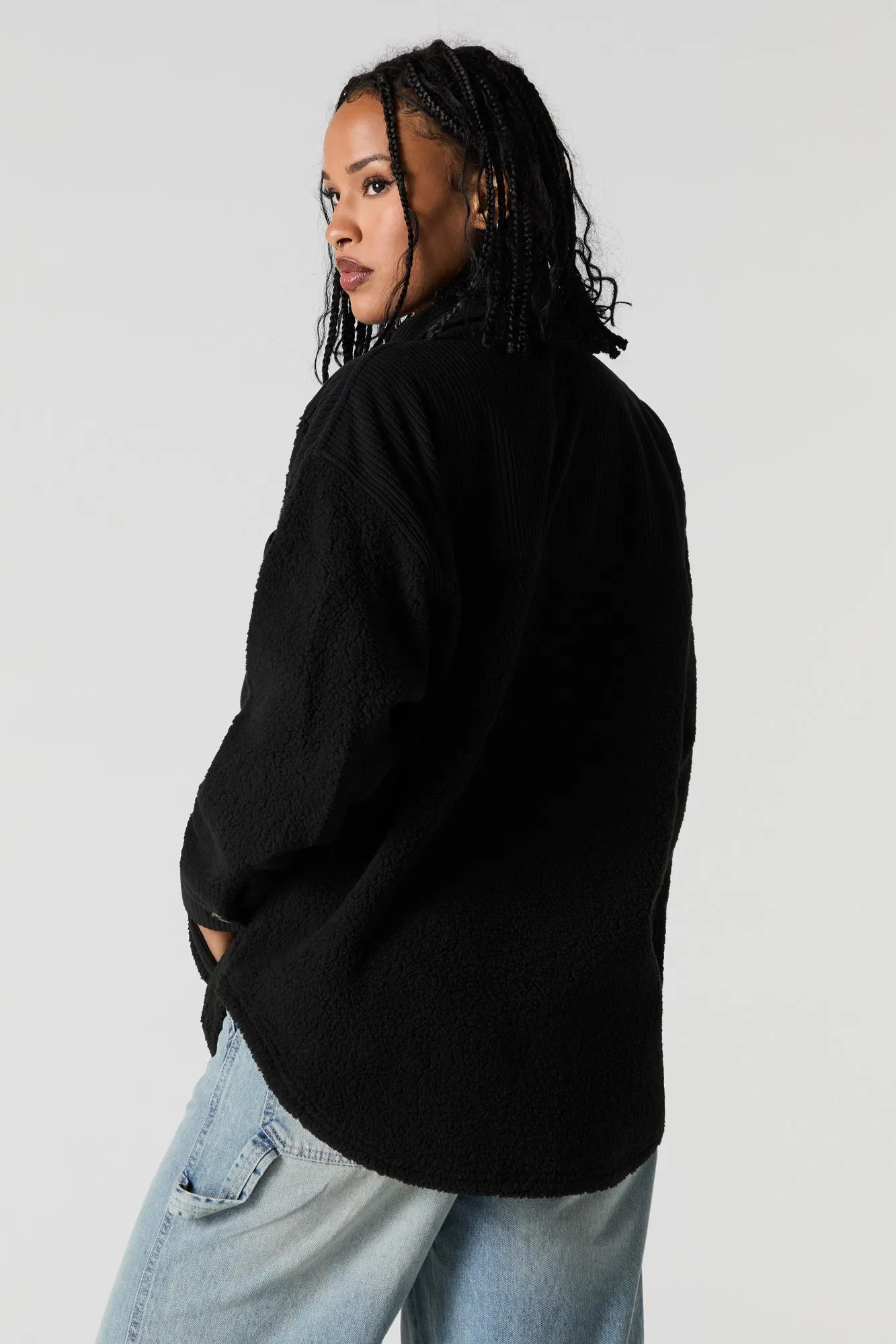 Sherpa Shacket sold by Urban Planet product image thumbnail 5
