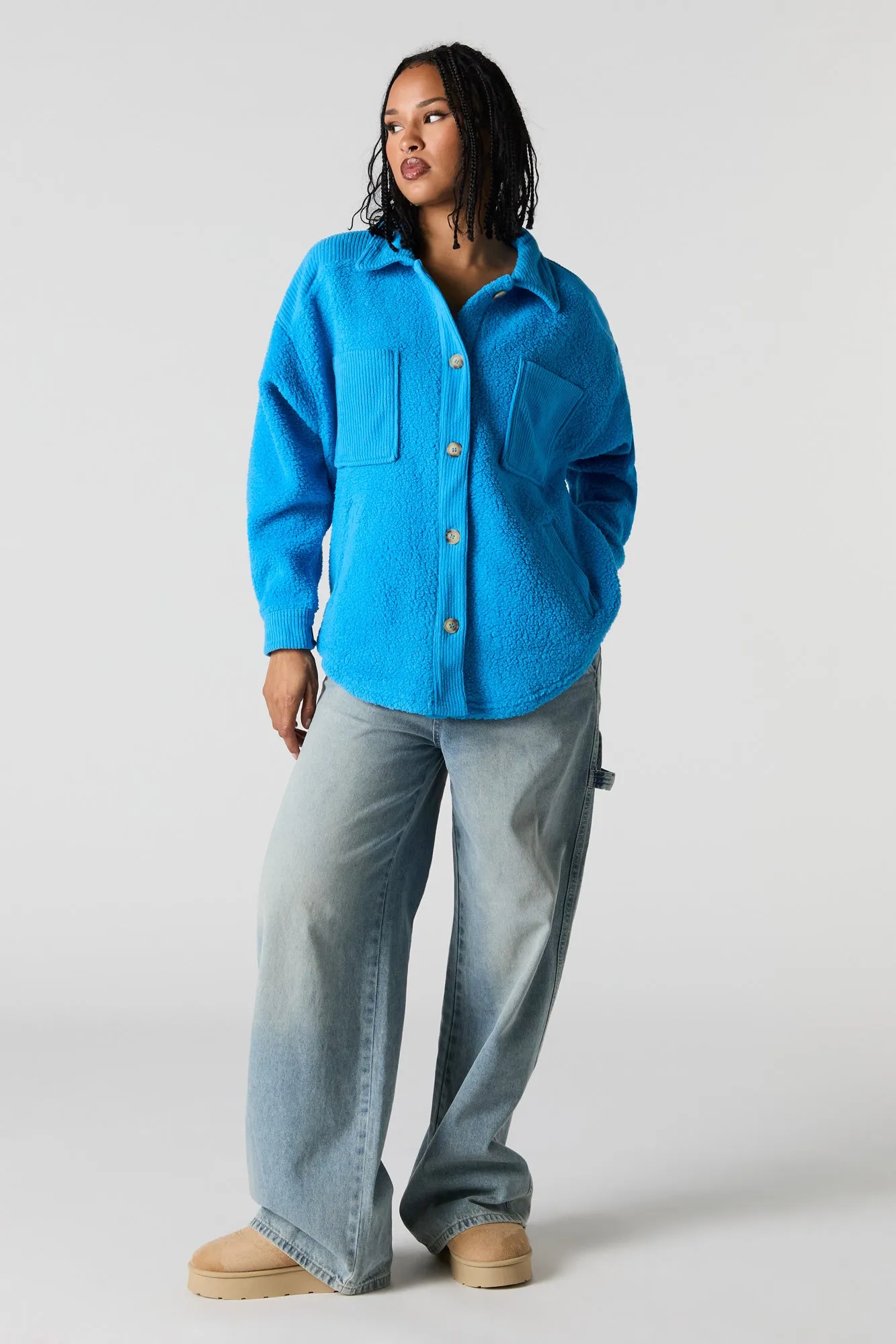 Sherpa Shacket sold by Urban Planet product image thumbnail 3