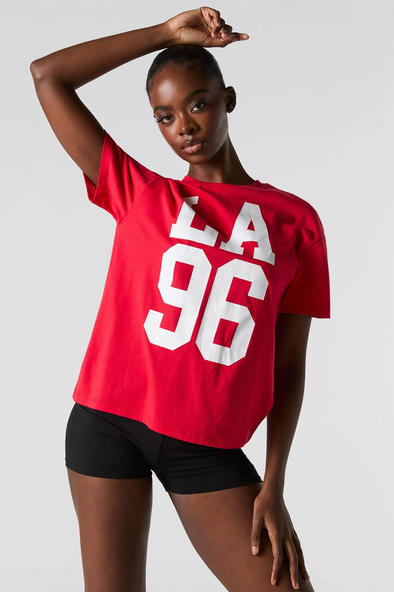 LA 96 Graphic Boyfriend T-Shirt sold by Urban Planet