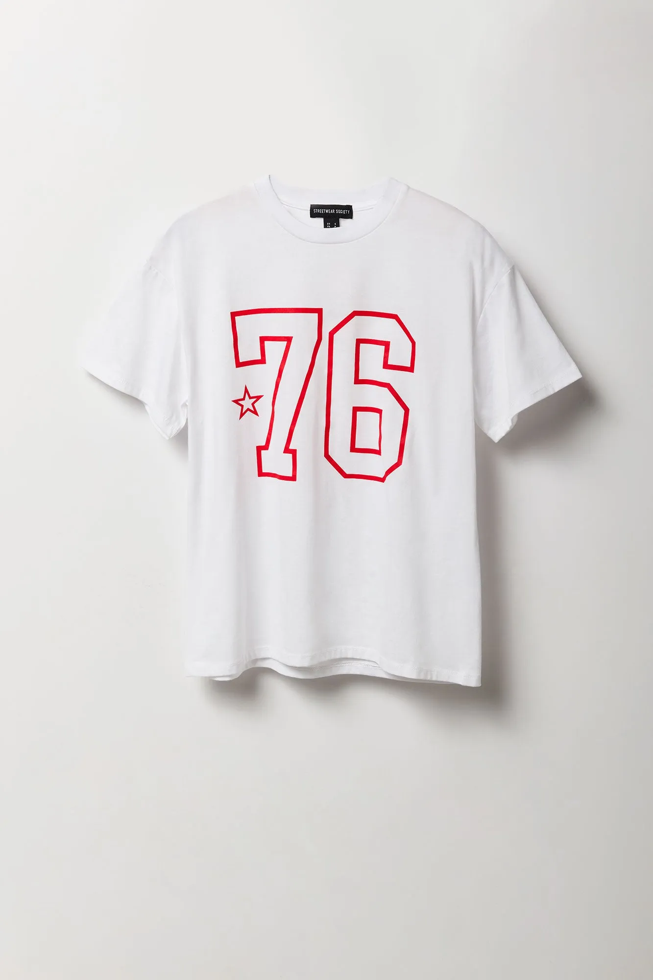 T-shirt de coupe garçonne à imprimé 76 sold by Urban Planet product image thumbnail 5