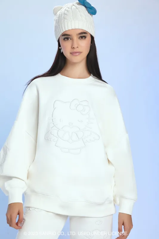 Chandail avec motif brodé Angel Hello Kitty sold by Urban Planet