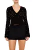 Chandail court avec pierres du Rhin sold by Urban Planet