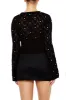 Chandail court avec pierres du Rhin sold by Urban Planet
