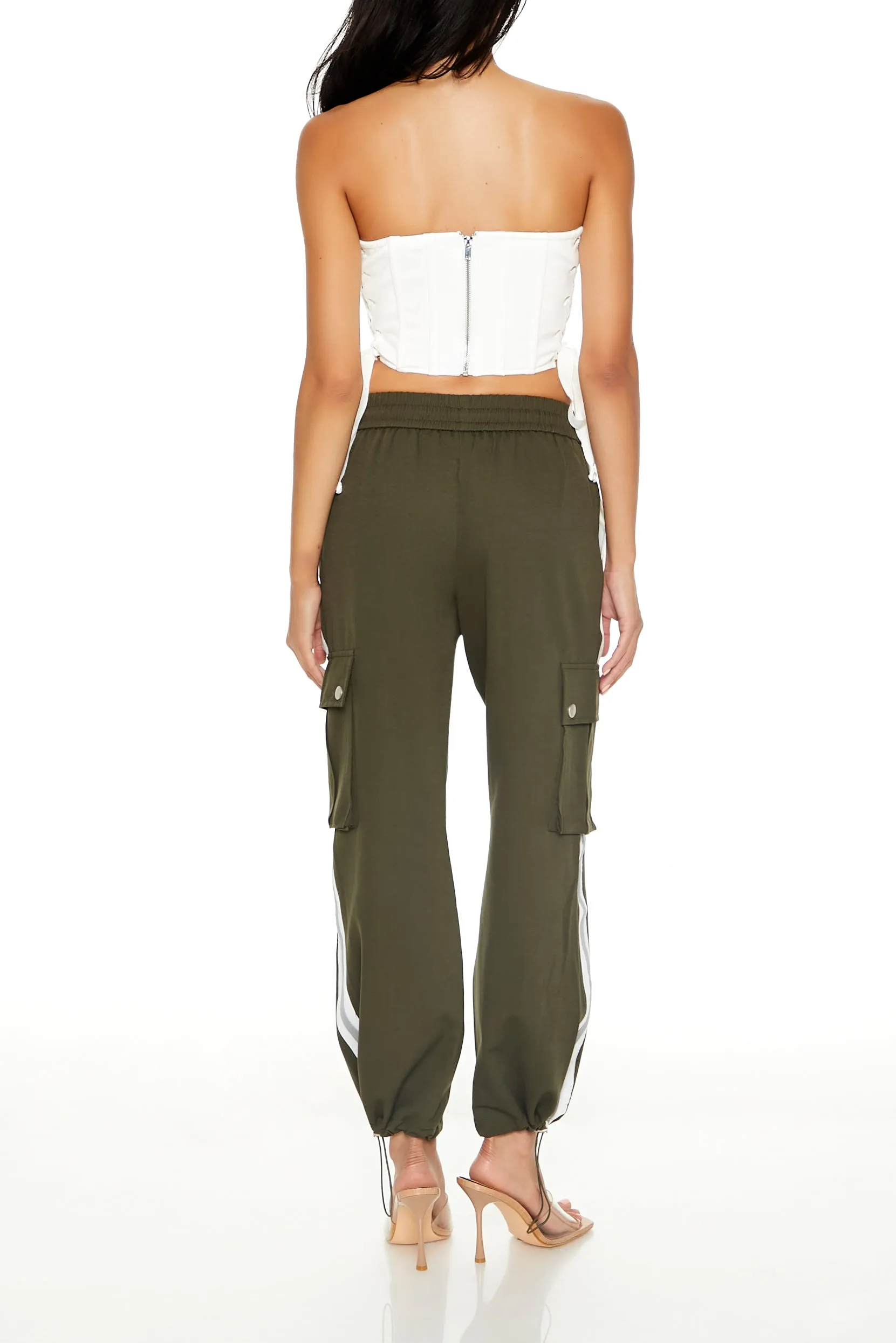 Twill Striped Cargo Jogger sold by Urban Planet product image thumbnail 5