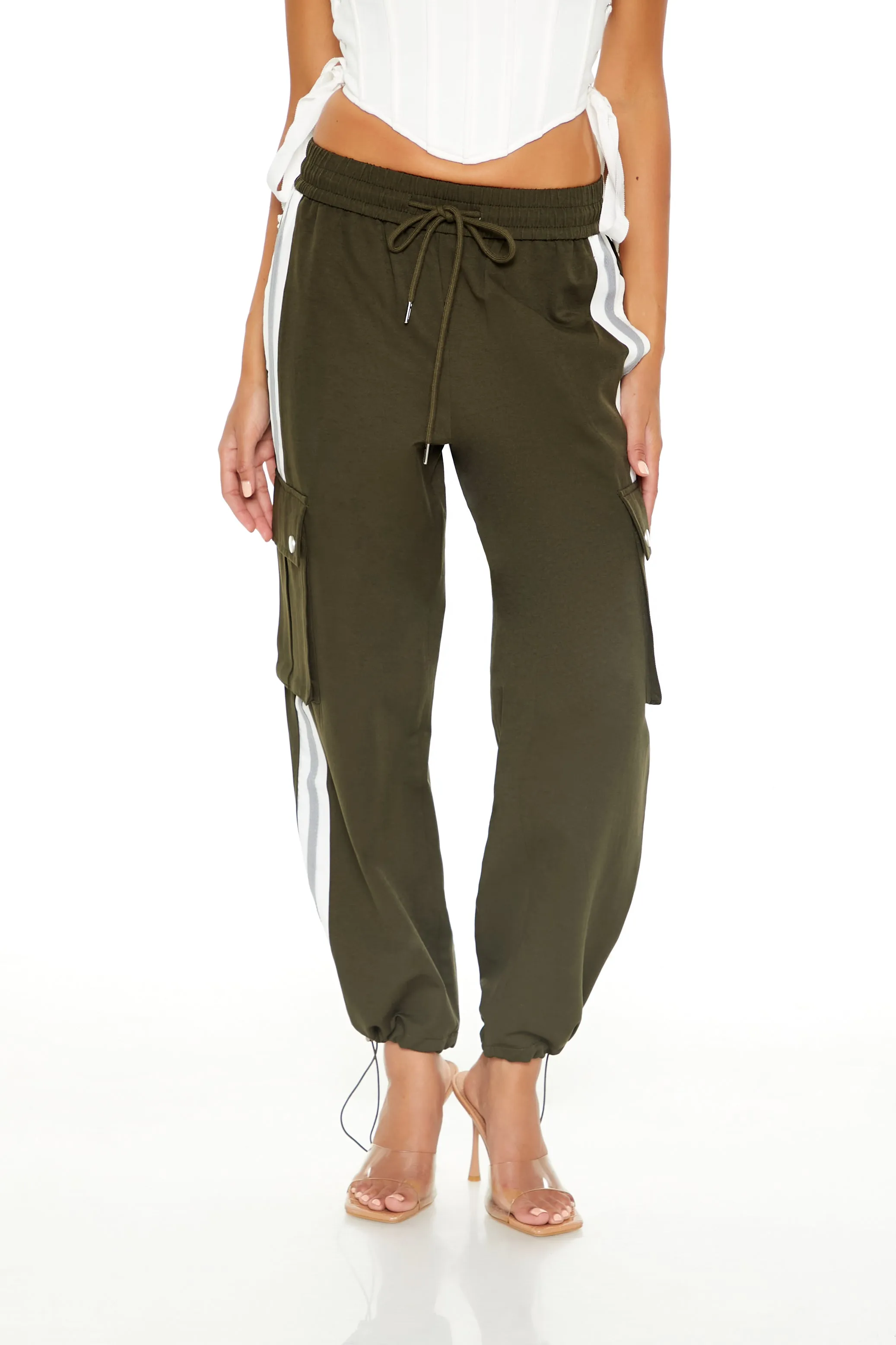 Twill Striped Cargo Jogger sold by Urban Planet product image thumbnail 4