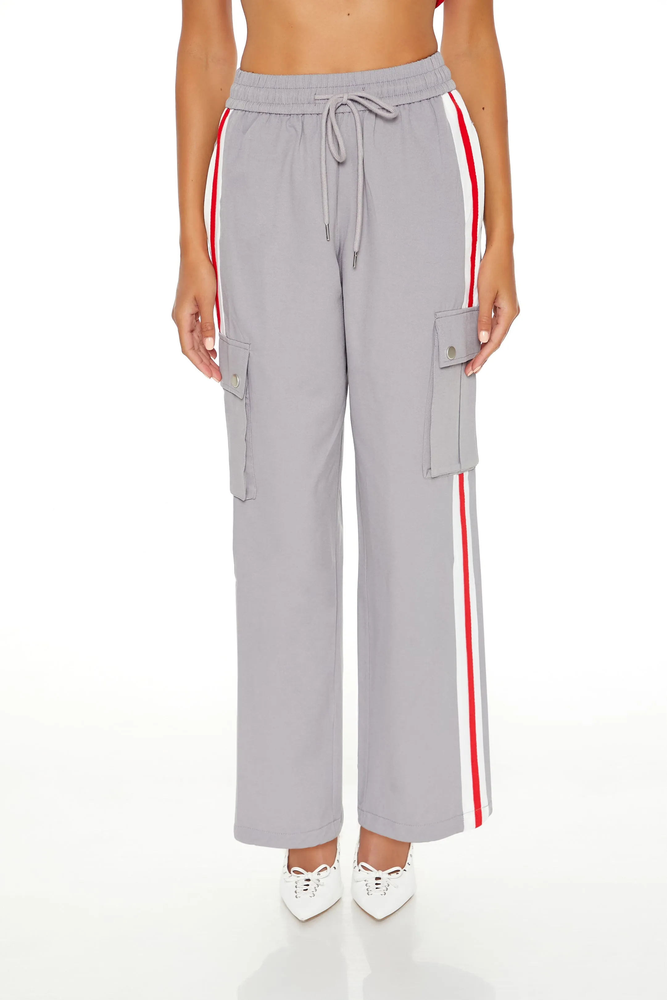 Jogger cargo en sergé rayé sold by Urban Planet product image thumbnail 2