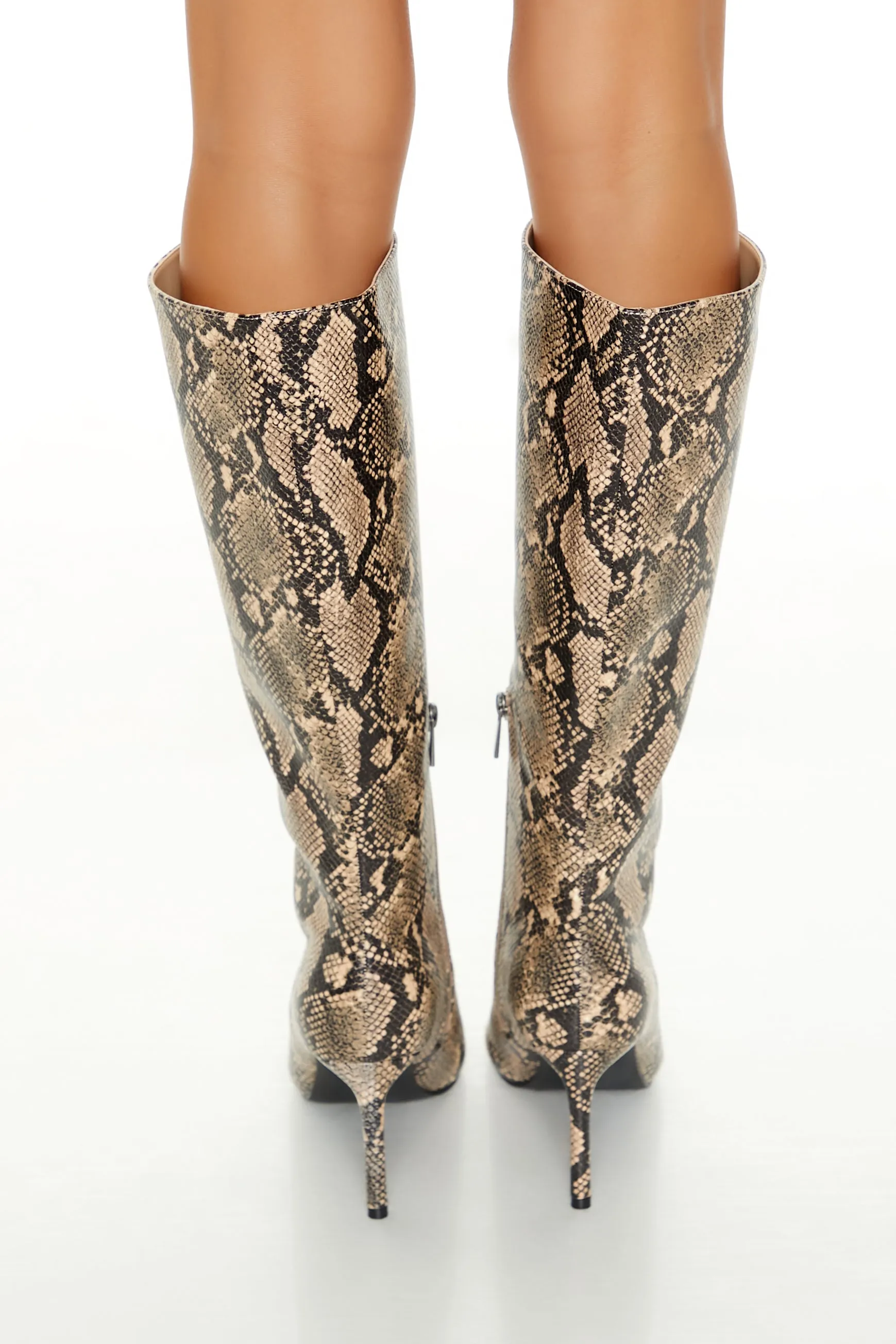 Bottes stiletto en similipeau de serpent sold by Urban Planet product image thumbnail 3