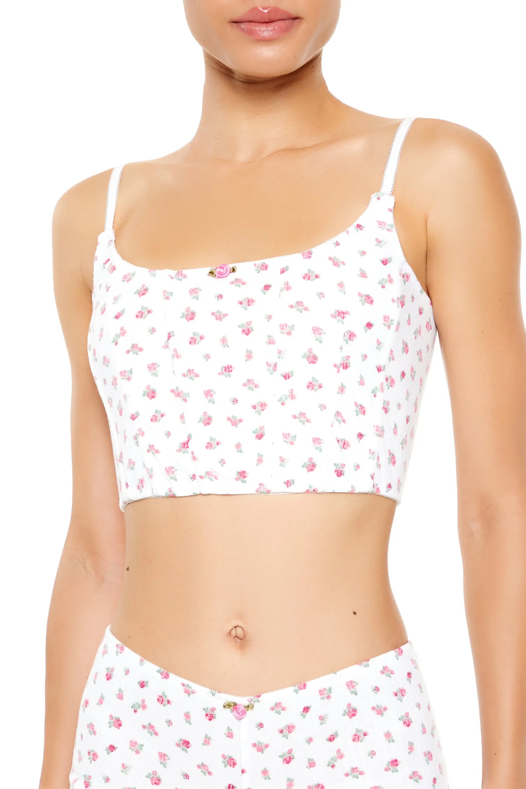 Ensemble avec camisole corset à rosettes et short sold by Urban Planet product image thumbnail 3