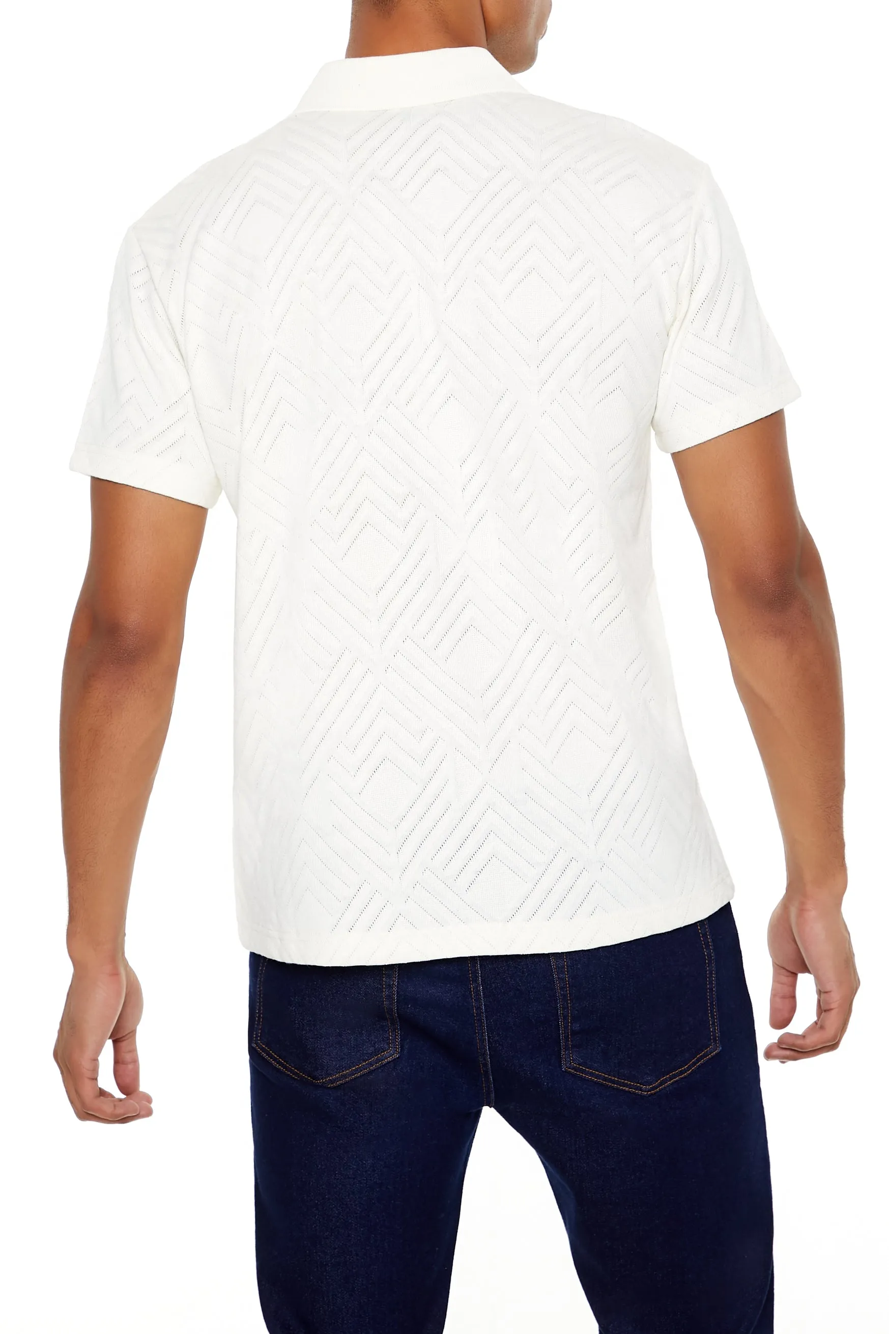 Polo texturé avec chevrons sold by Urban Planet product image thumbnail 2