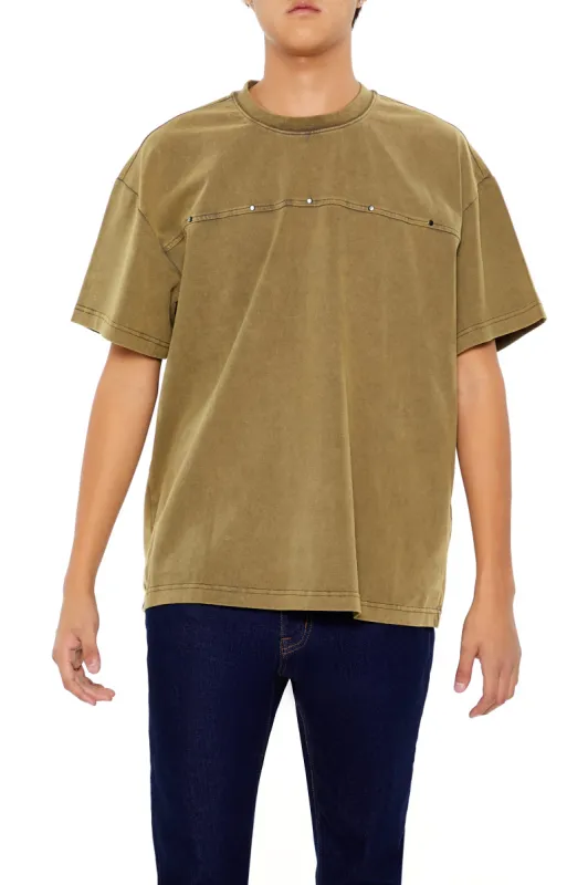 T-shirt surdimensionné délavé clouté sold by Urban Planet