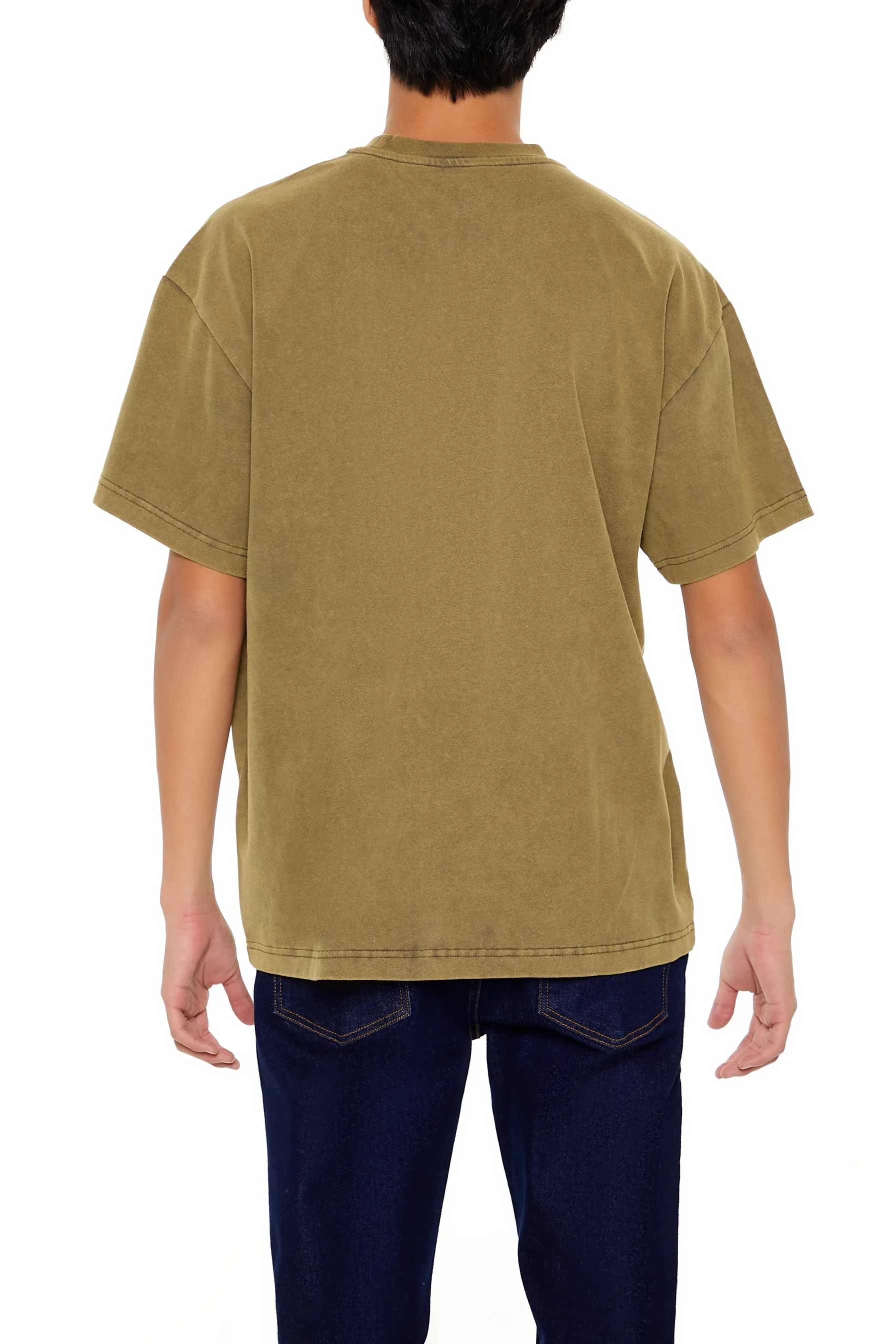T-shirt surdimensionné délavé clouté sold by Urban Planet product image thumbnail 2