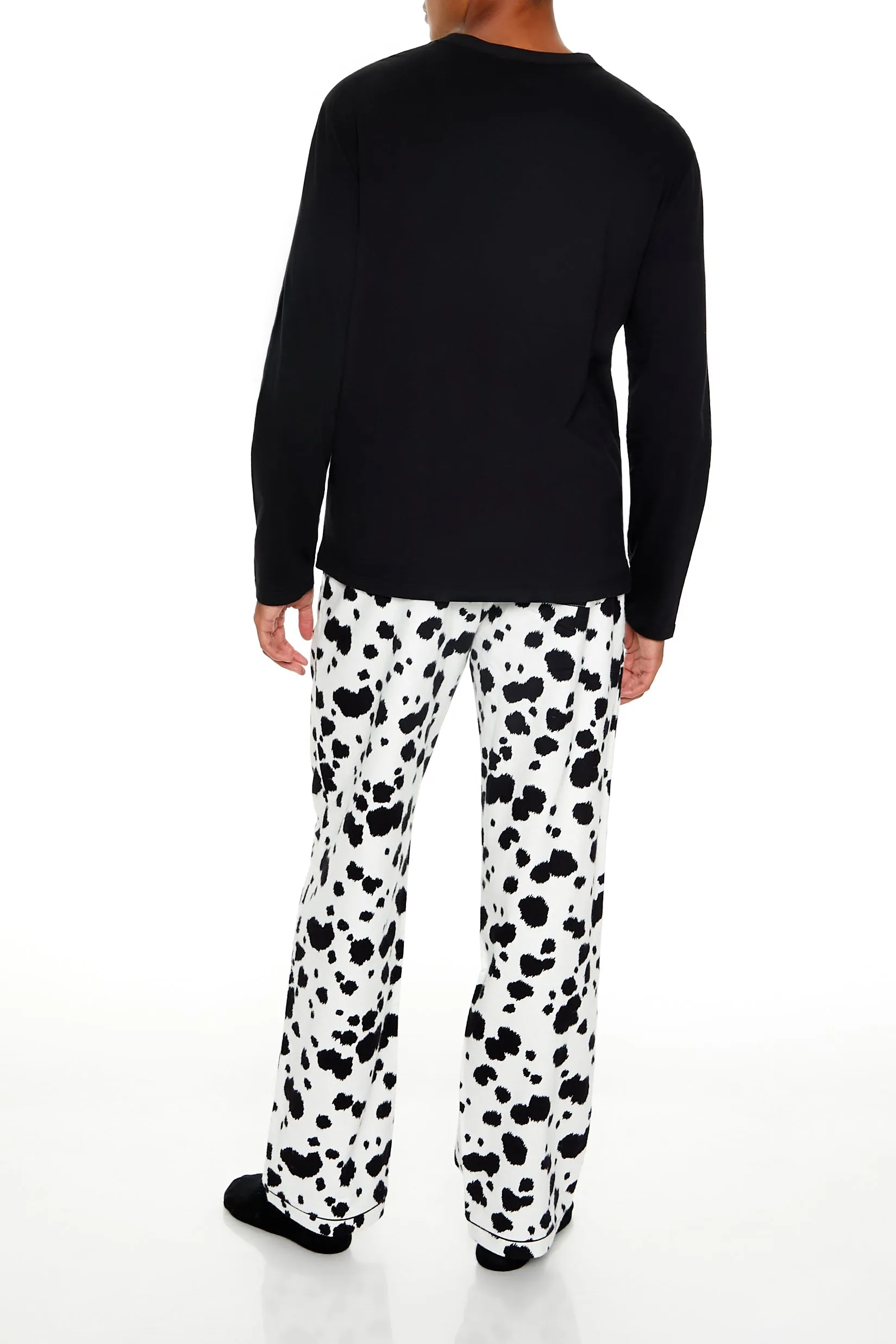 Pantalon de pyjama avec empiècement Disney Villains Dalmatian en chenille sold by Urban Planet product image thumbnail 3