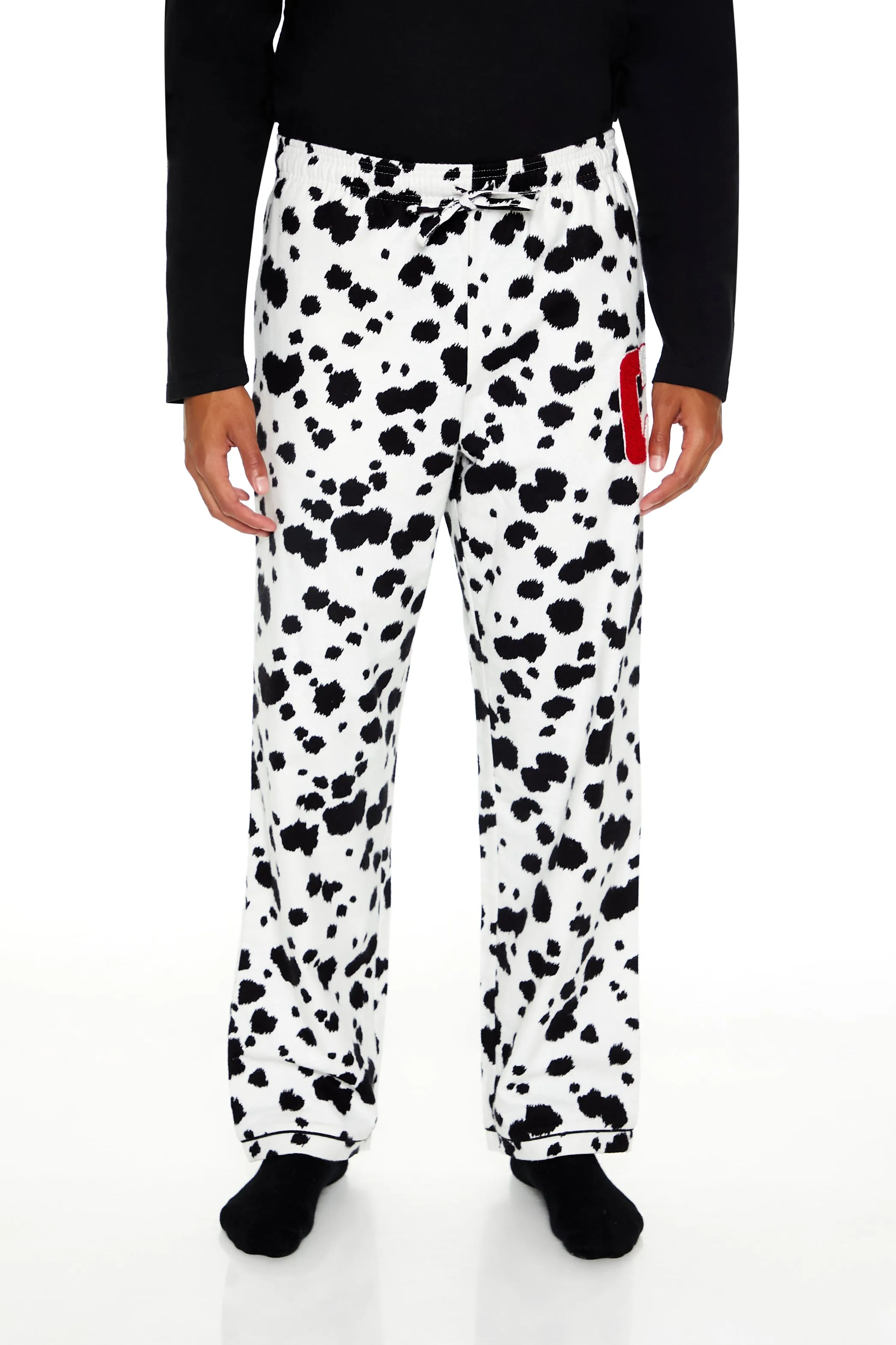 Pantalon de pyjama avec empiècement Disney Villains Dalmatian en chenille sold by Urban Planet