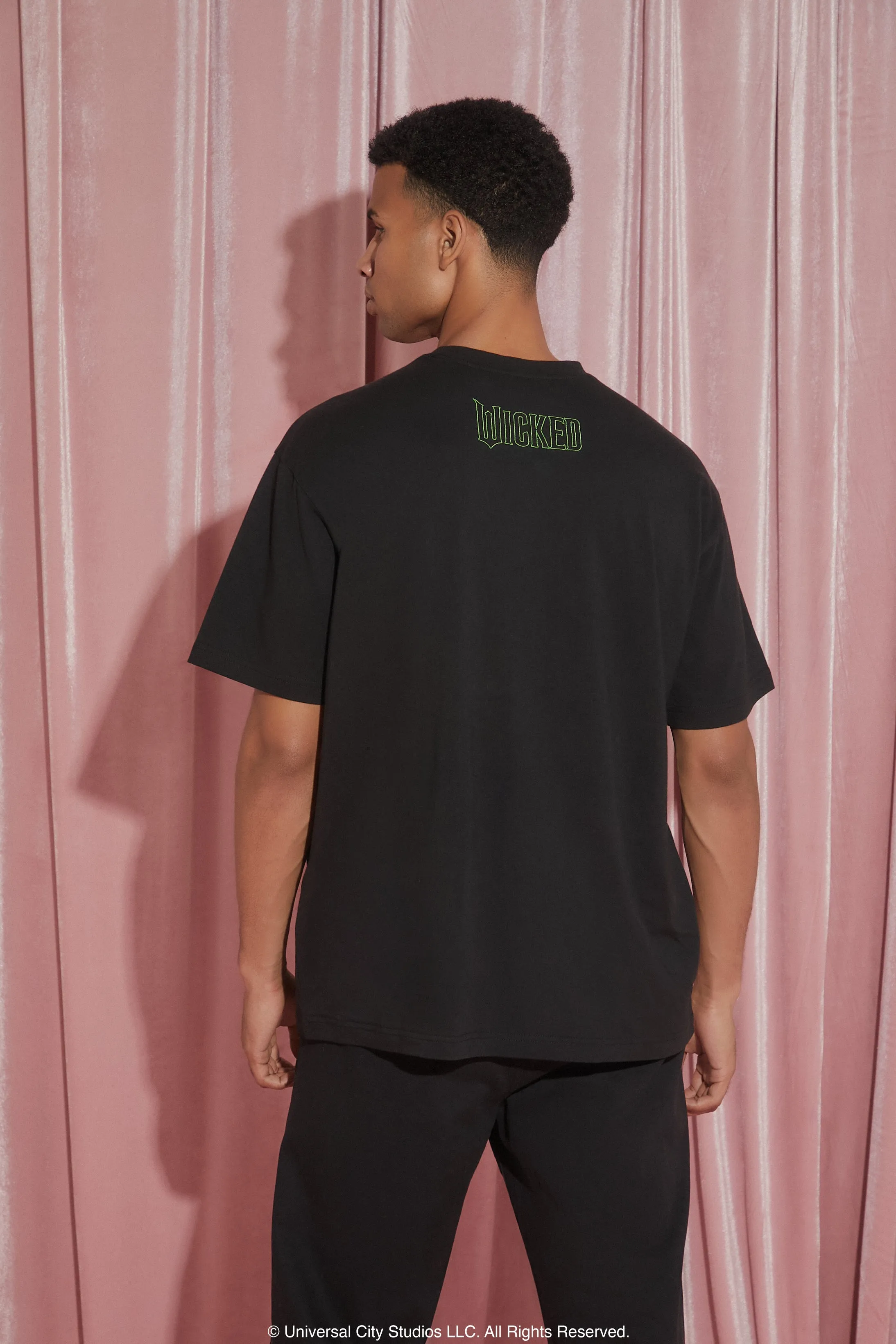 Wicked Elphaba Embroidered T-Shirt sold by Urban Planet product image thumbnail 2