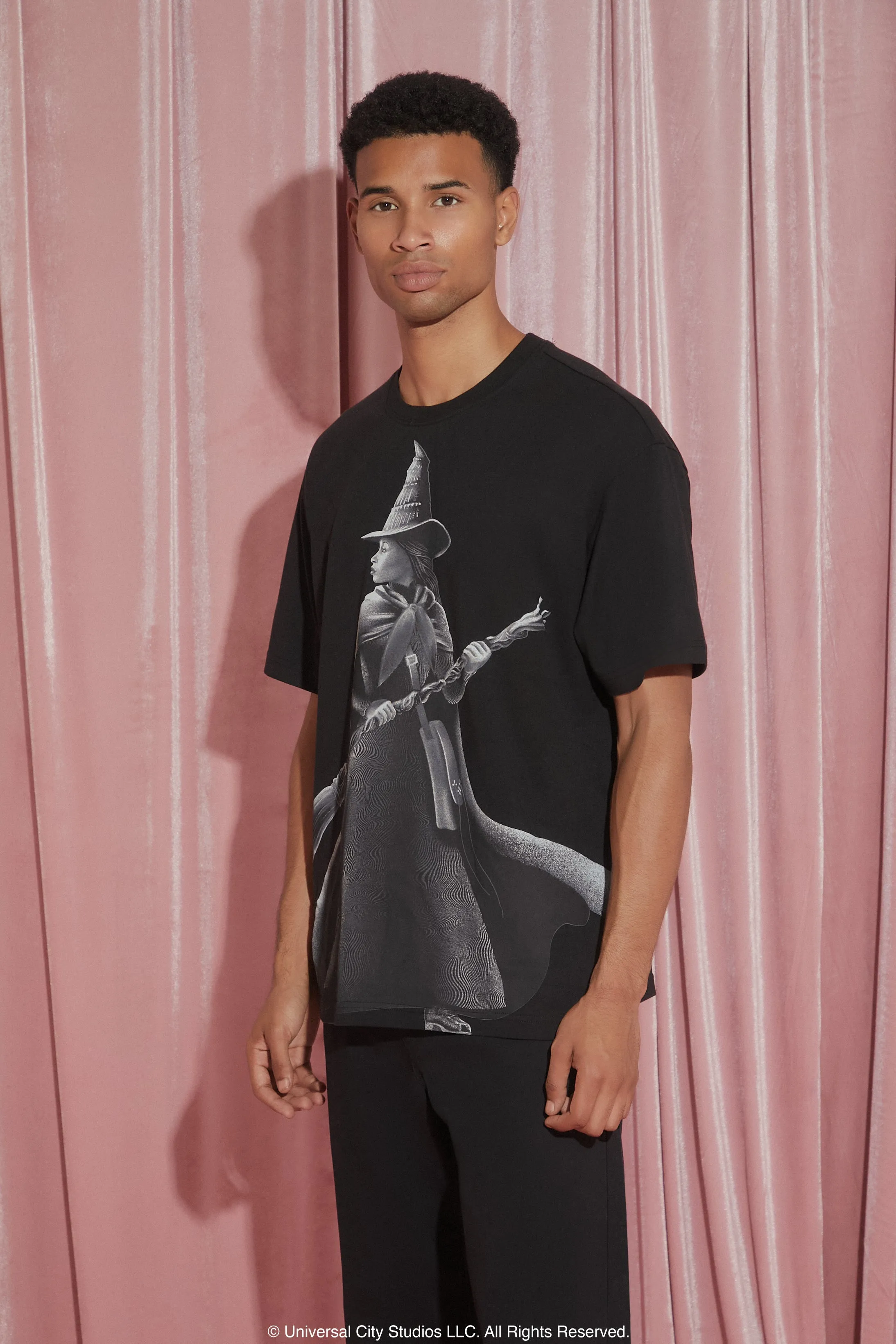 Wicked Elphaba Embroidered T-Shirt sold by Urban Planet product image thumbnail 3