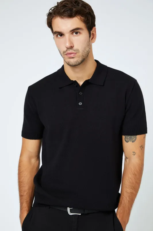 Knit Polo Top sold by Urban Planet