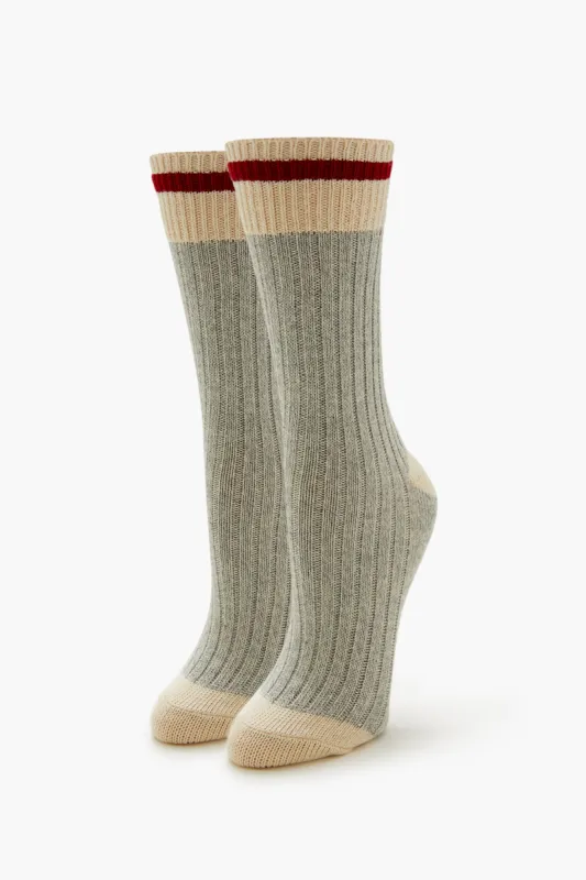 Striped Colourblock Crew Socks sold by Urban Planet