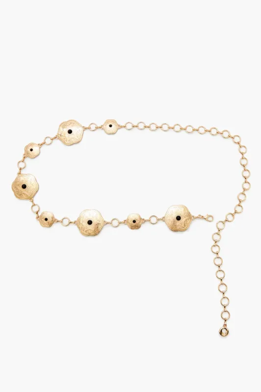 Etched Faux Stone Chain Belt sold by Urban Planet