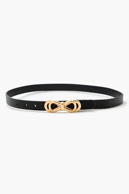 Bow Buckle Faux Leather Belt sold by Urban Planet