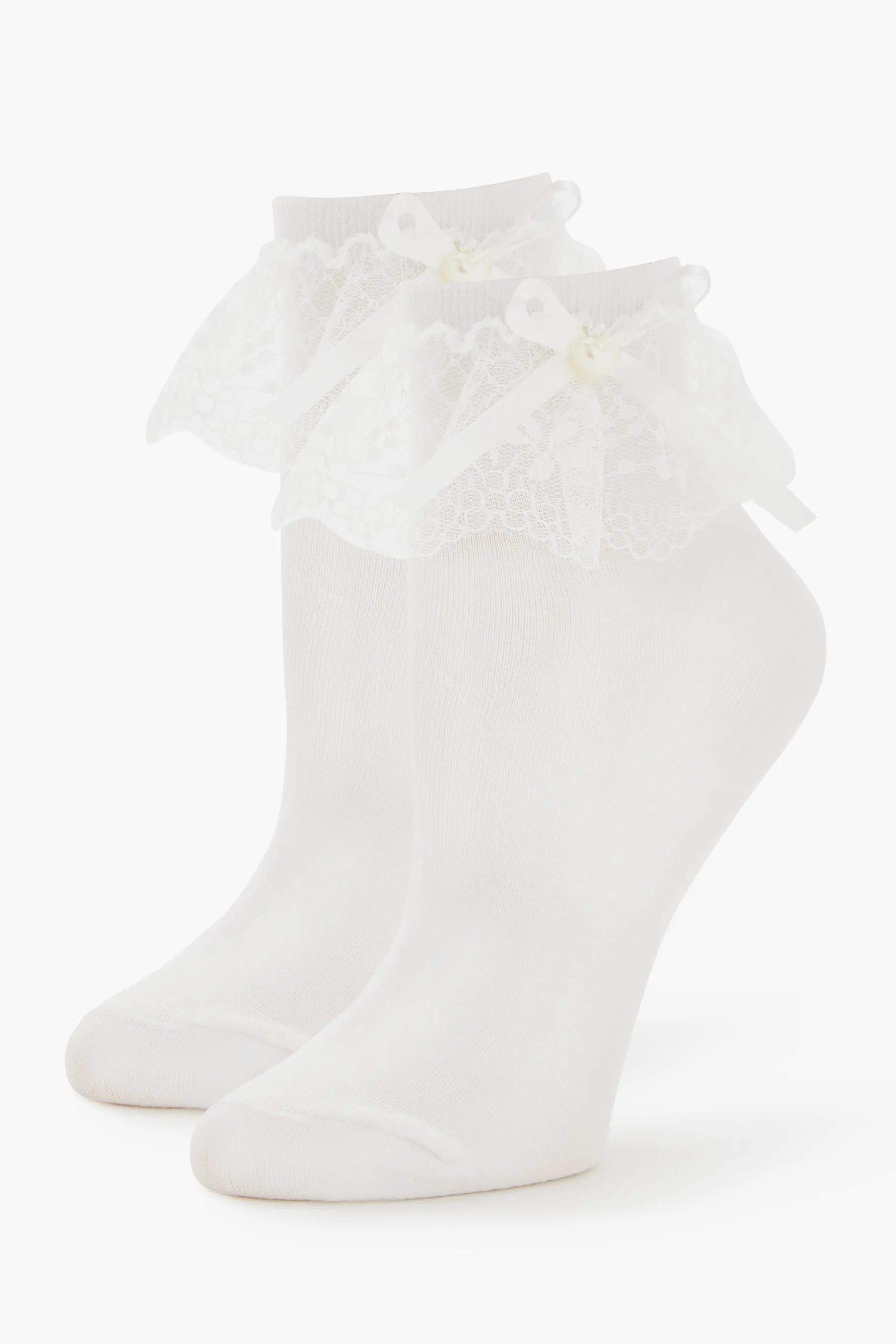 Lace Bow Crew Socks sold by Urban Planet product image thumbnail 3