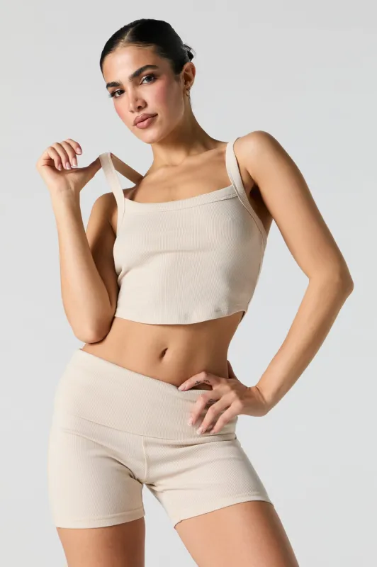 Camisole côtelée à rebord arrondi Active sold by Urban Planet