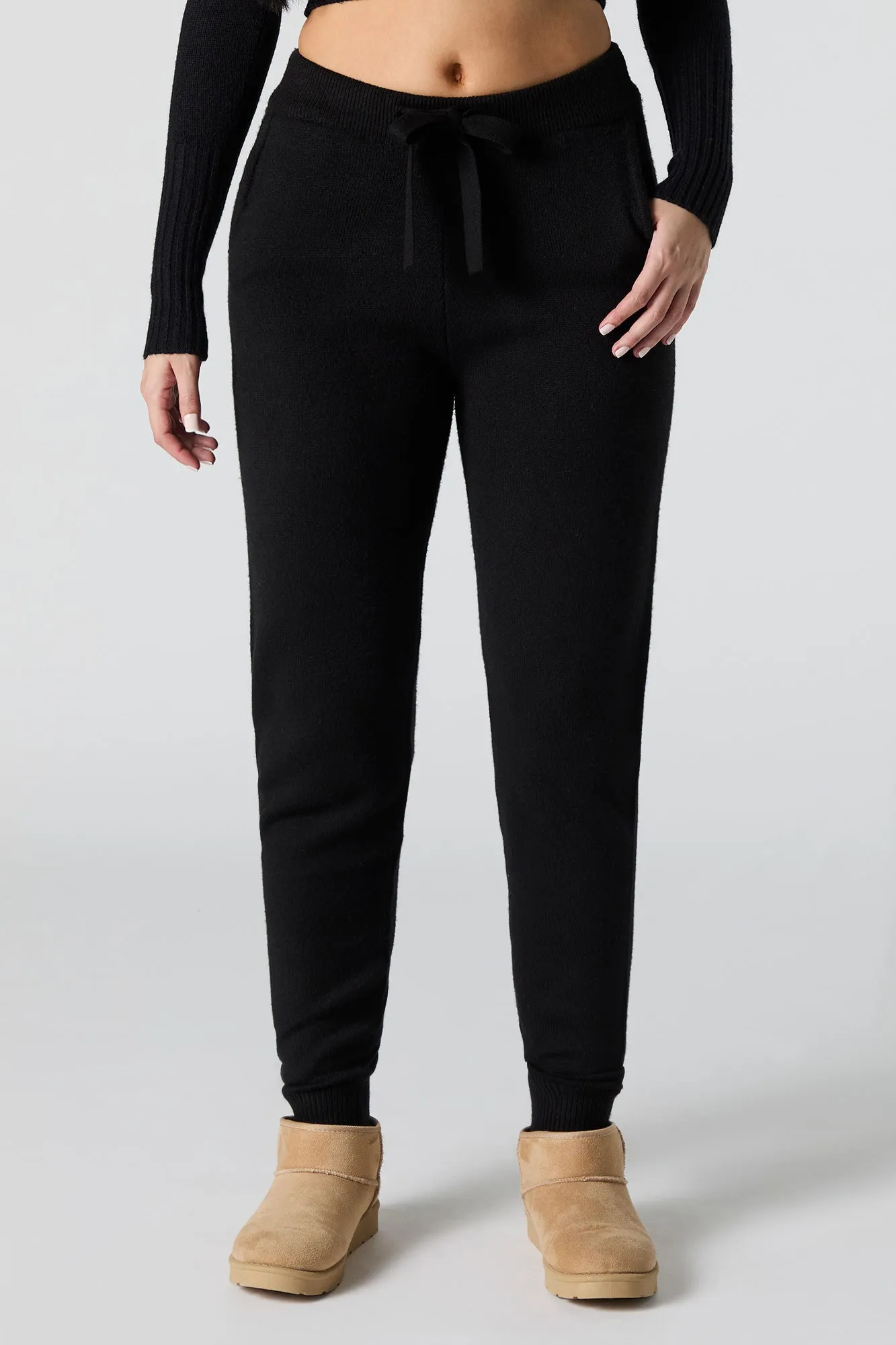 Knit Drawstring Jogger sold by Urban Planet product image thumbnail 5