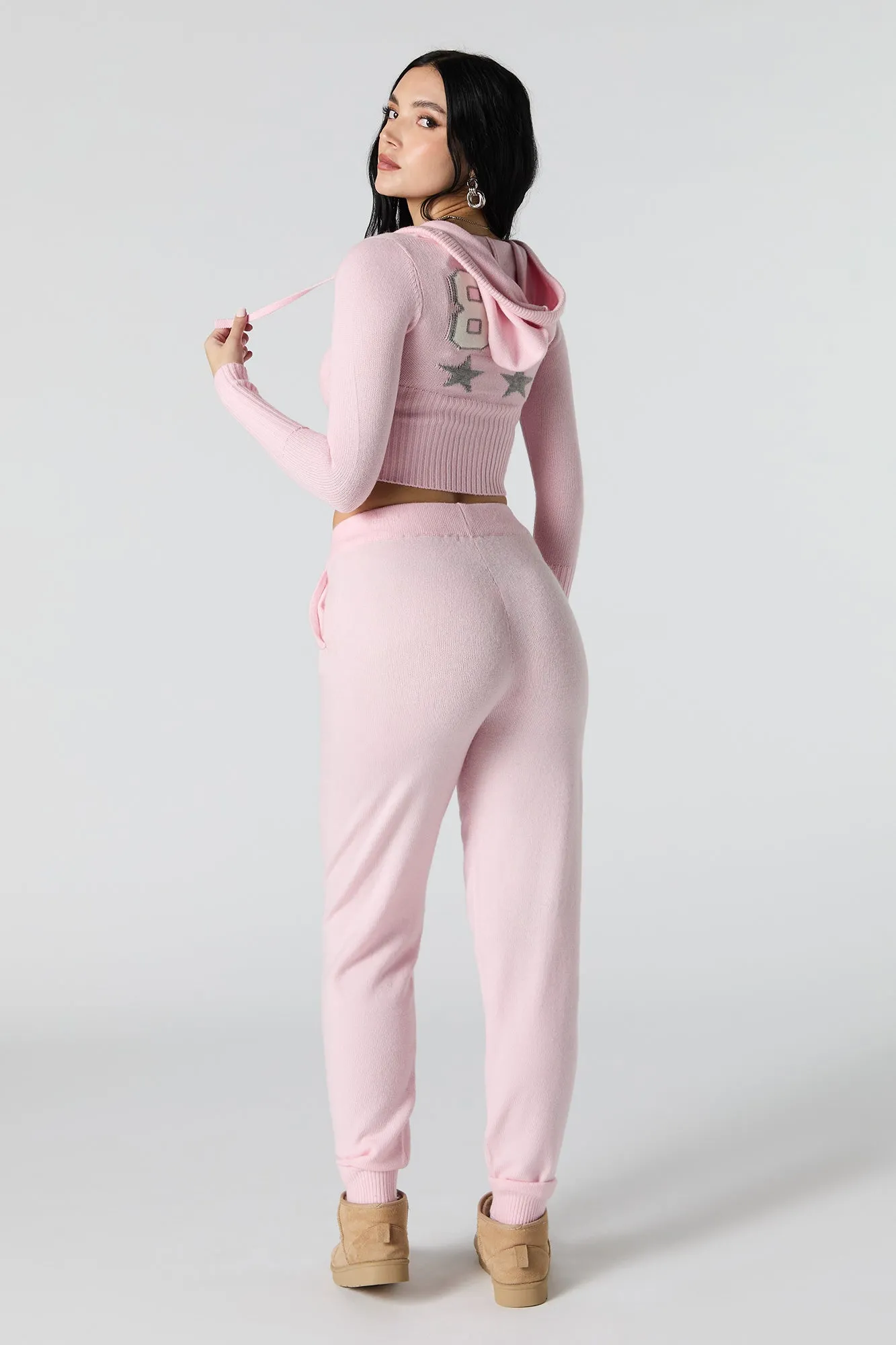 Jogger en tricot à taille coulissante sold by Urban Planet product image thumbnail 3