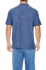Textured Wave Print Button-Up Top sold by Urban Planet