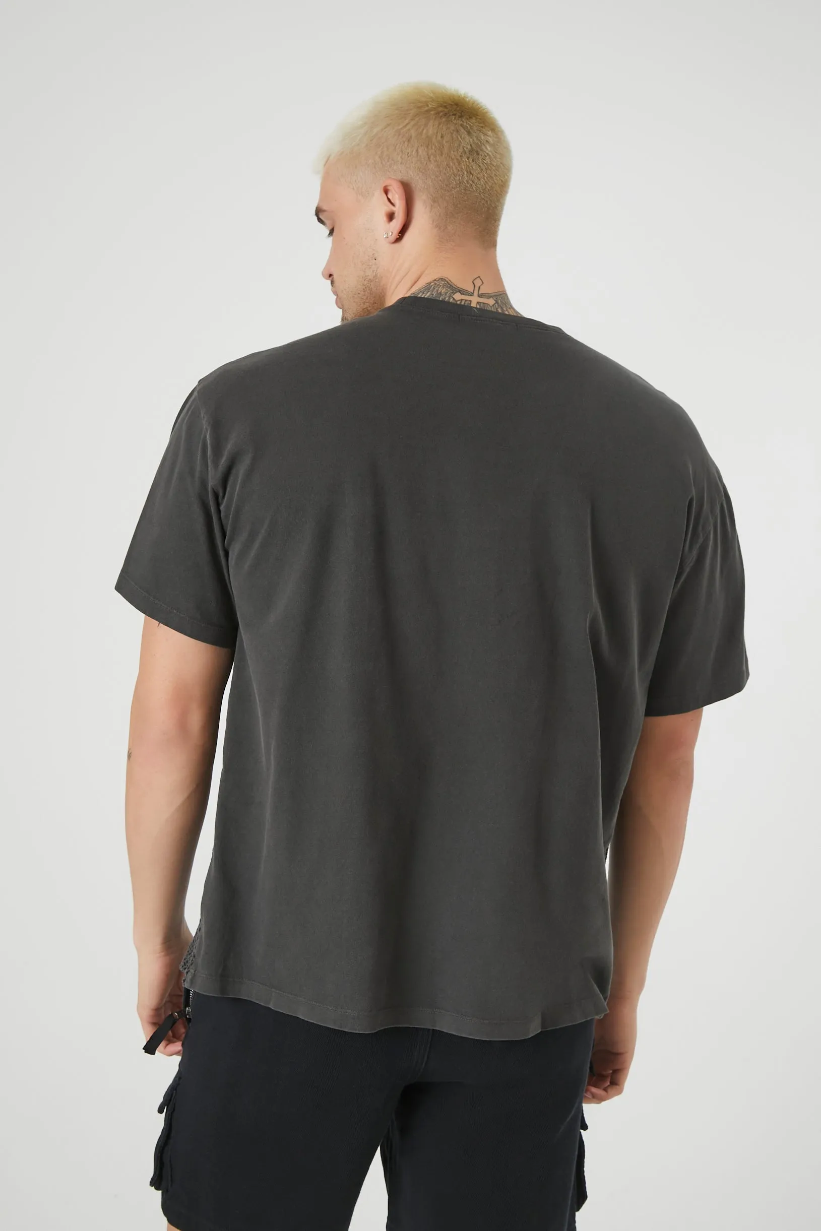 T-shirt surdimensionné en filet à imprimé 84 sold by Urban Planet product image thumbnail 2