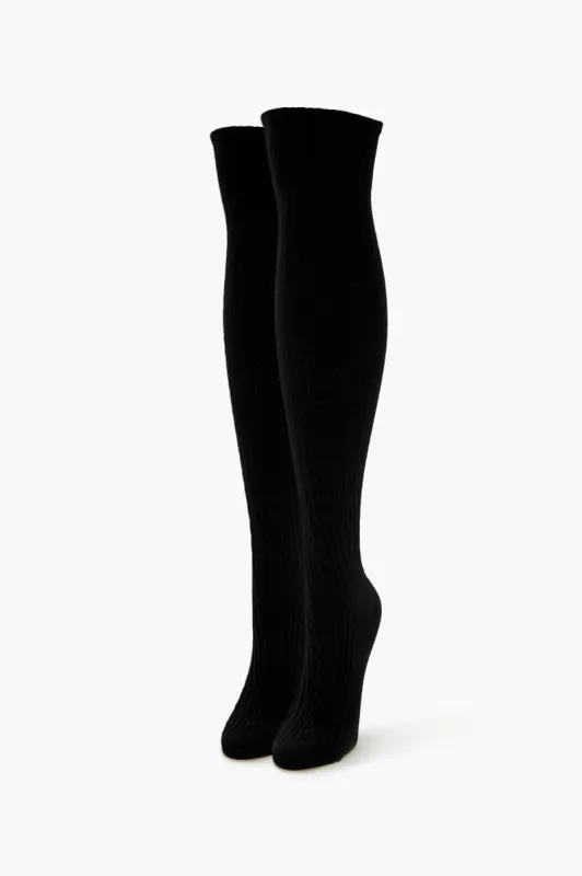 Chausettes au-dessus du genou en tricot torsadé sold by Urban Planet