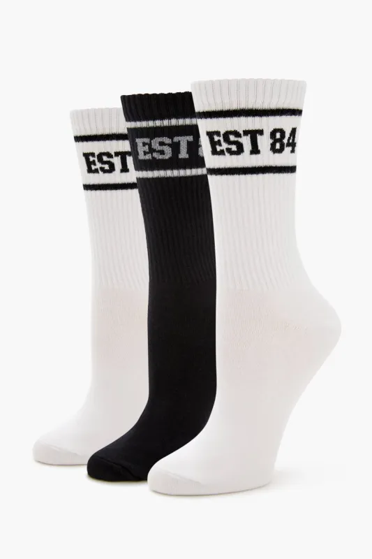 EST84 Crew Socks (3 Pack) sold by Urban Planet