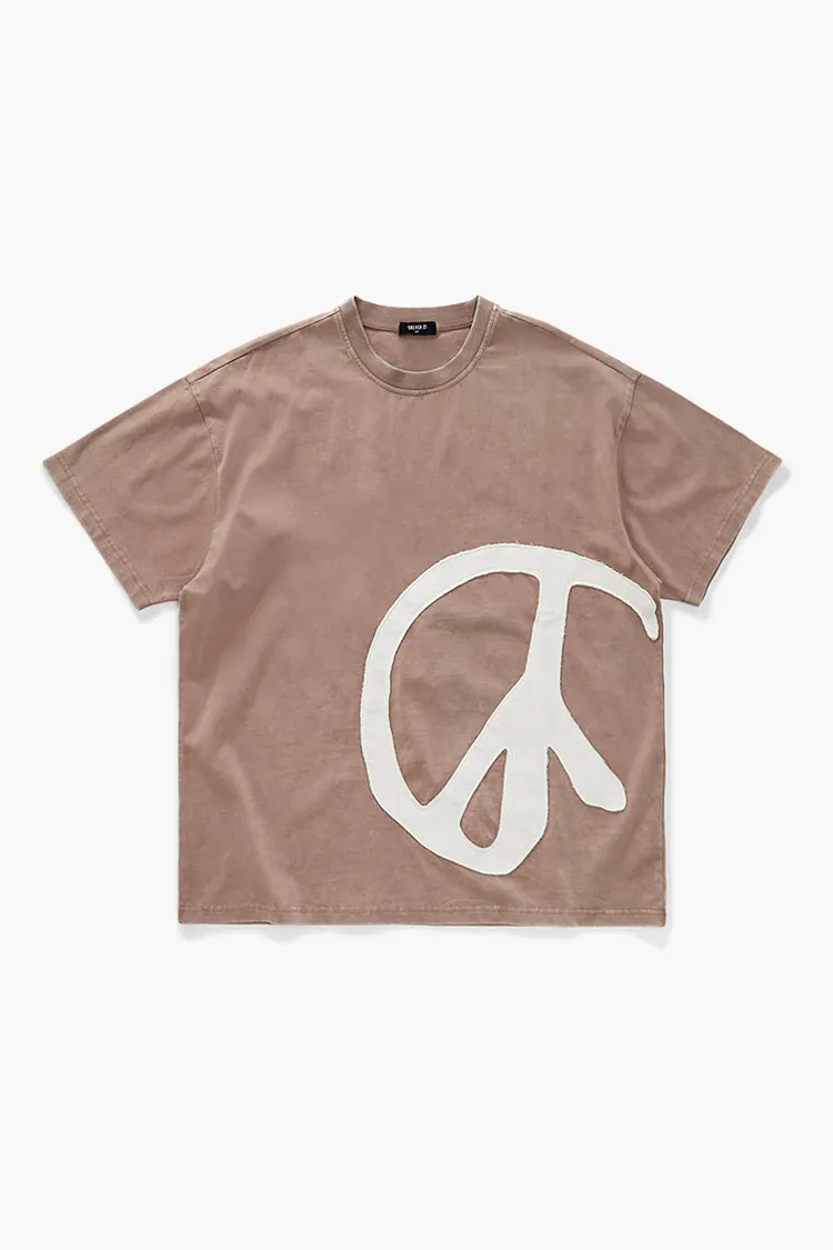 T-shirt avec empiècement Peace & Love Now sold by Urban Planet product image thumbnail 2